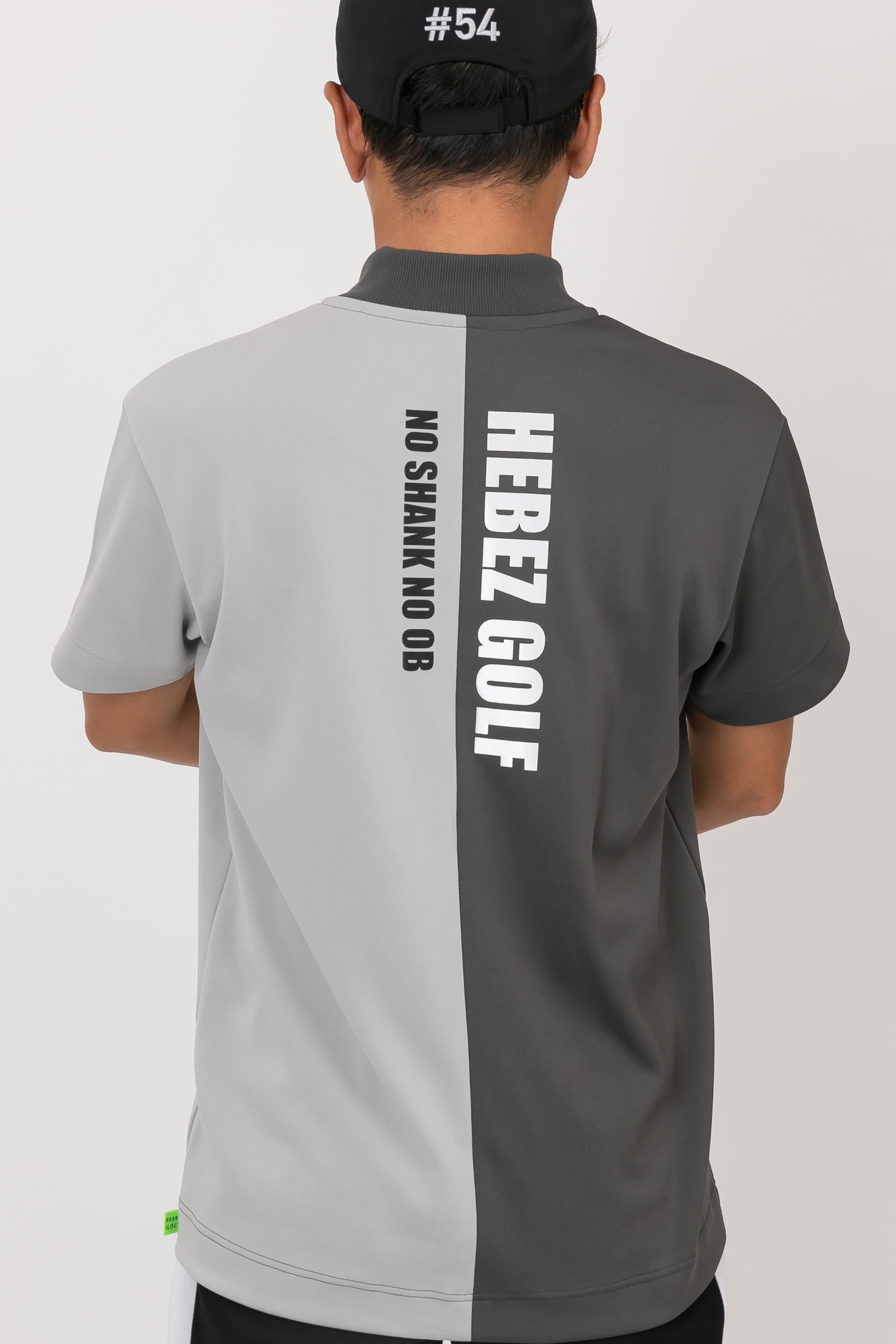 【50%OFF】ハーフバイカラーラウンドネックポロHBCA-11-1