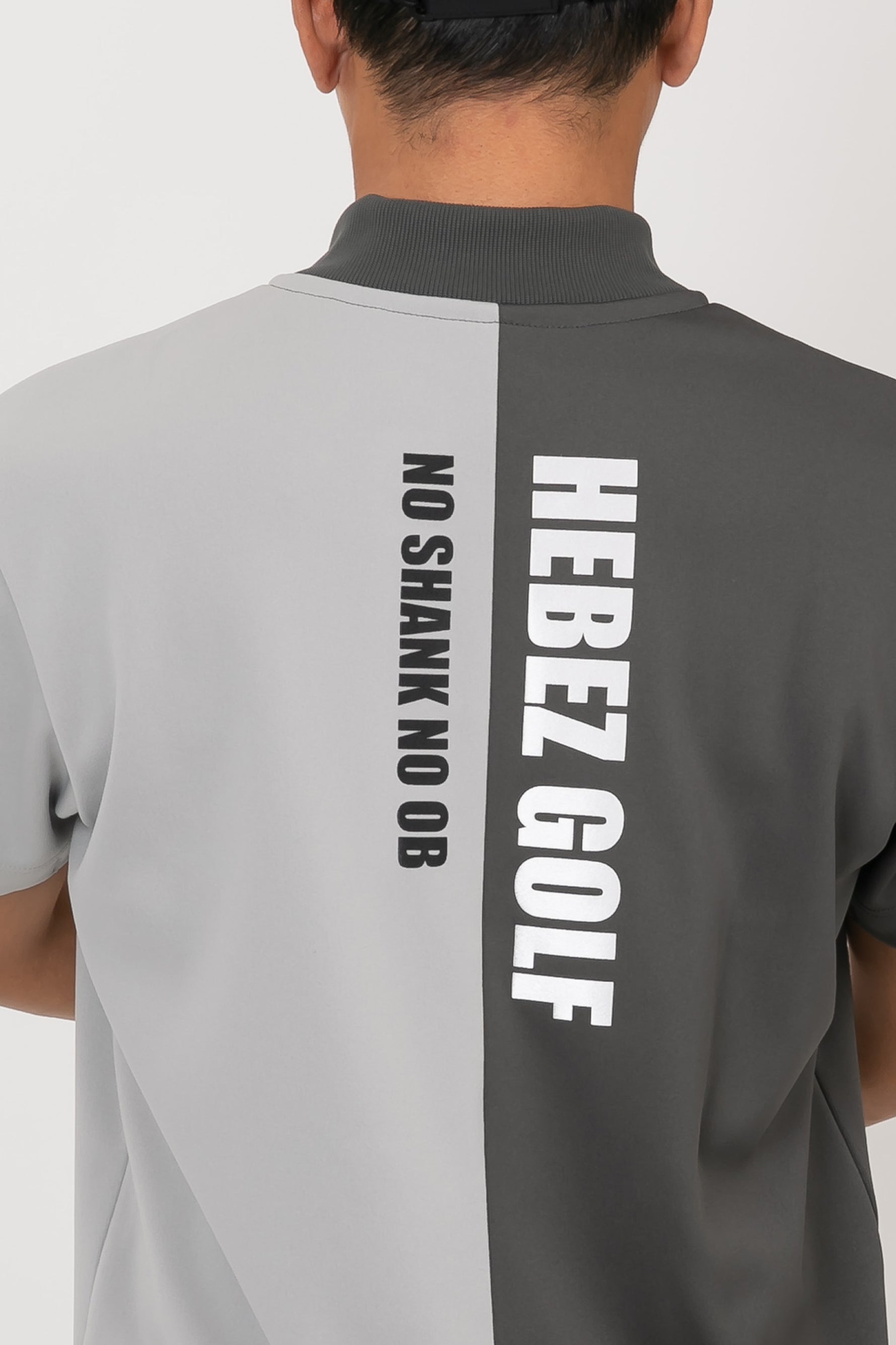 【50%OFF】ハーフバイカラーラウンドネックポロHBCA-11-1