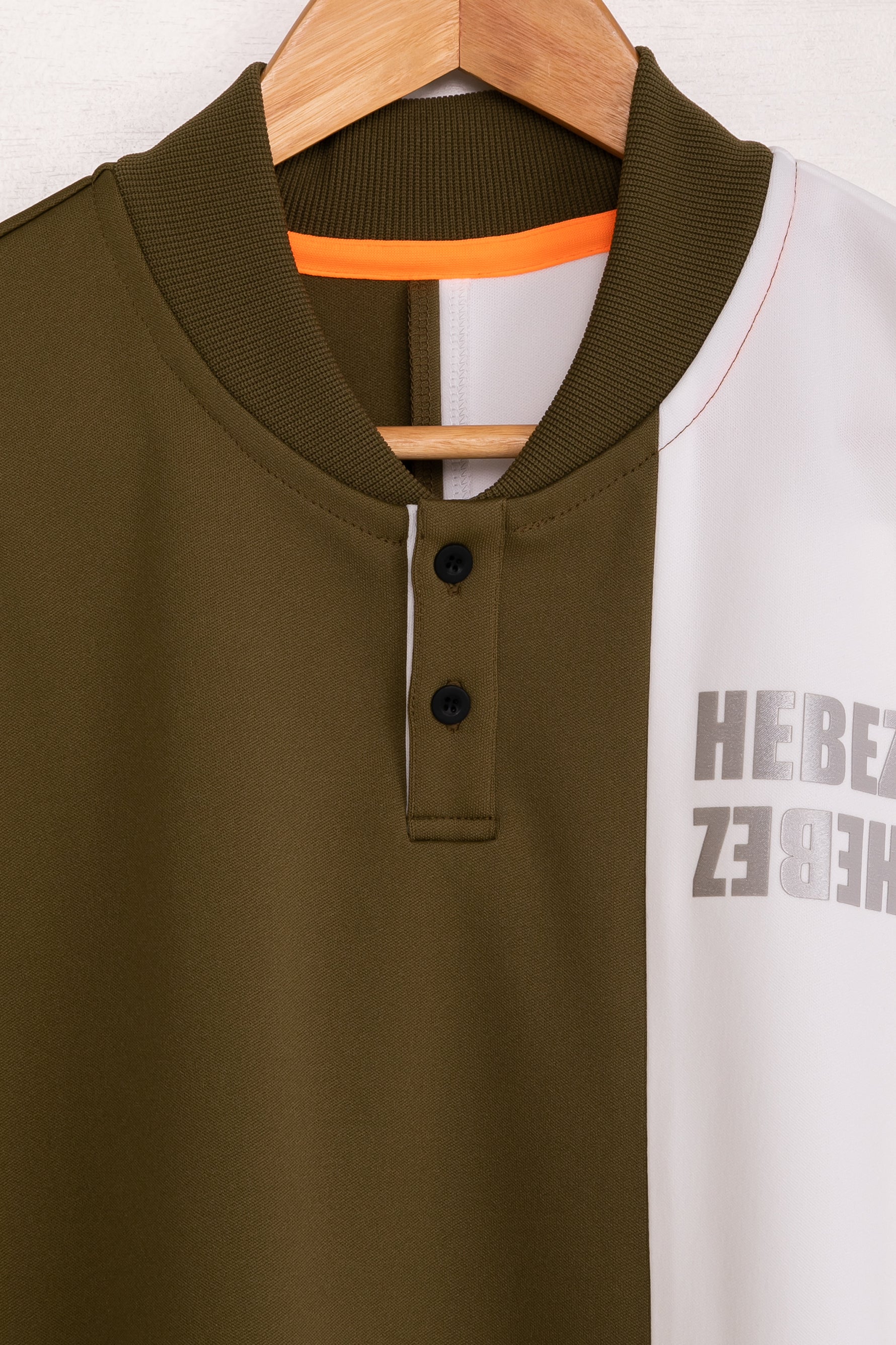 【50%OFF】ハーフバイカラーラウンドネックポロHBCA-11-1