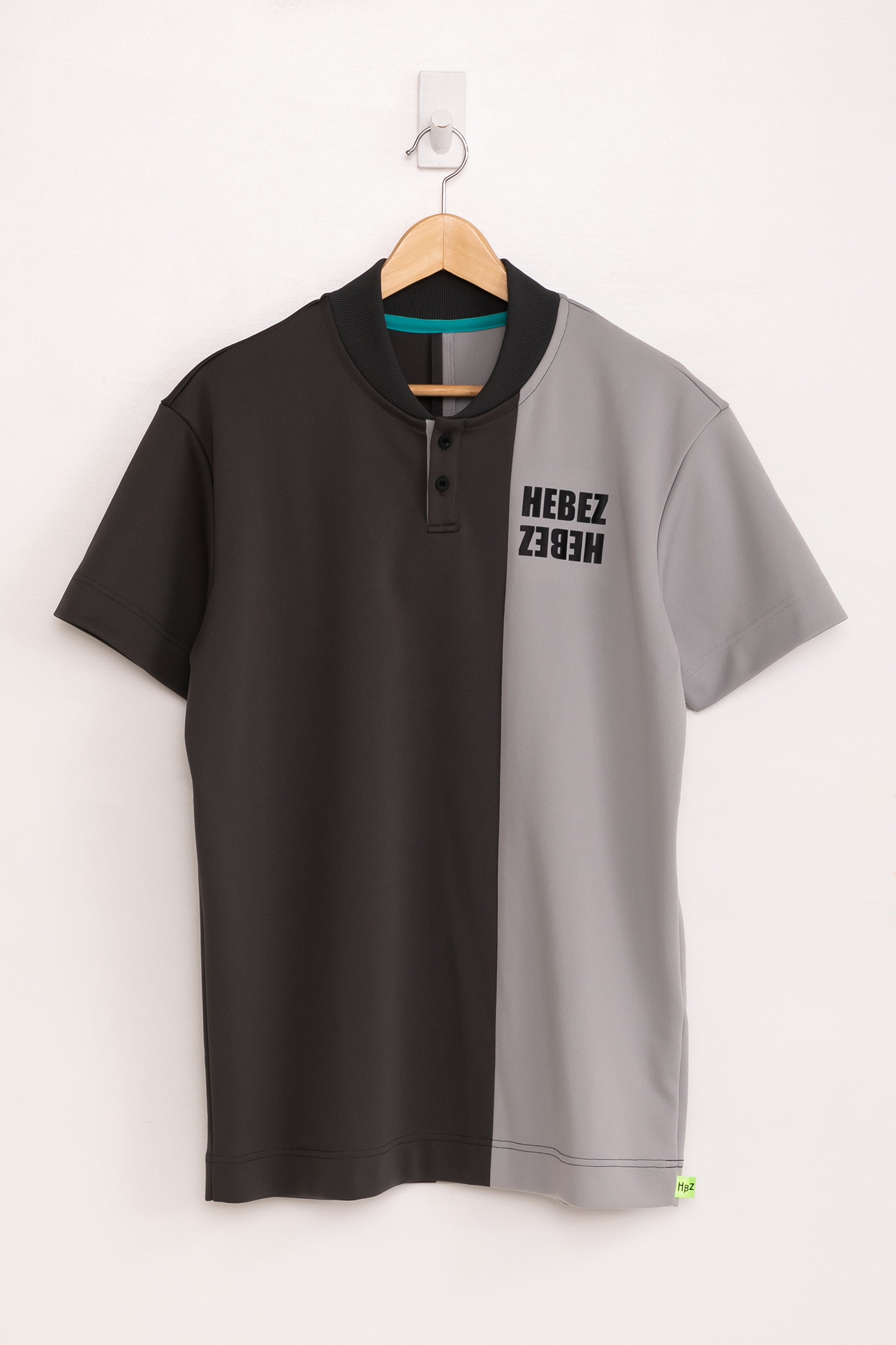 【50%OFF】ハーフバイカラーラウンドネックポロHBCA-11-1