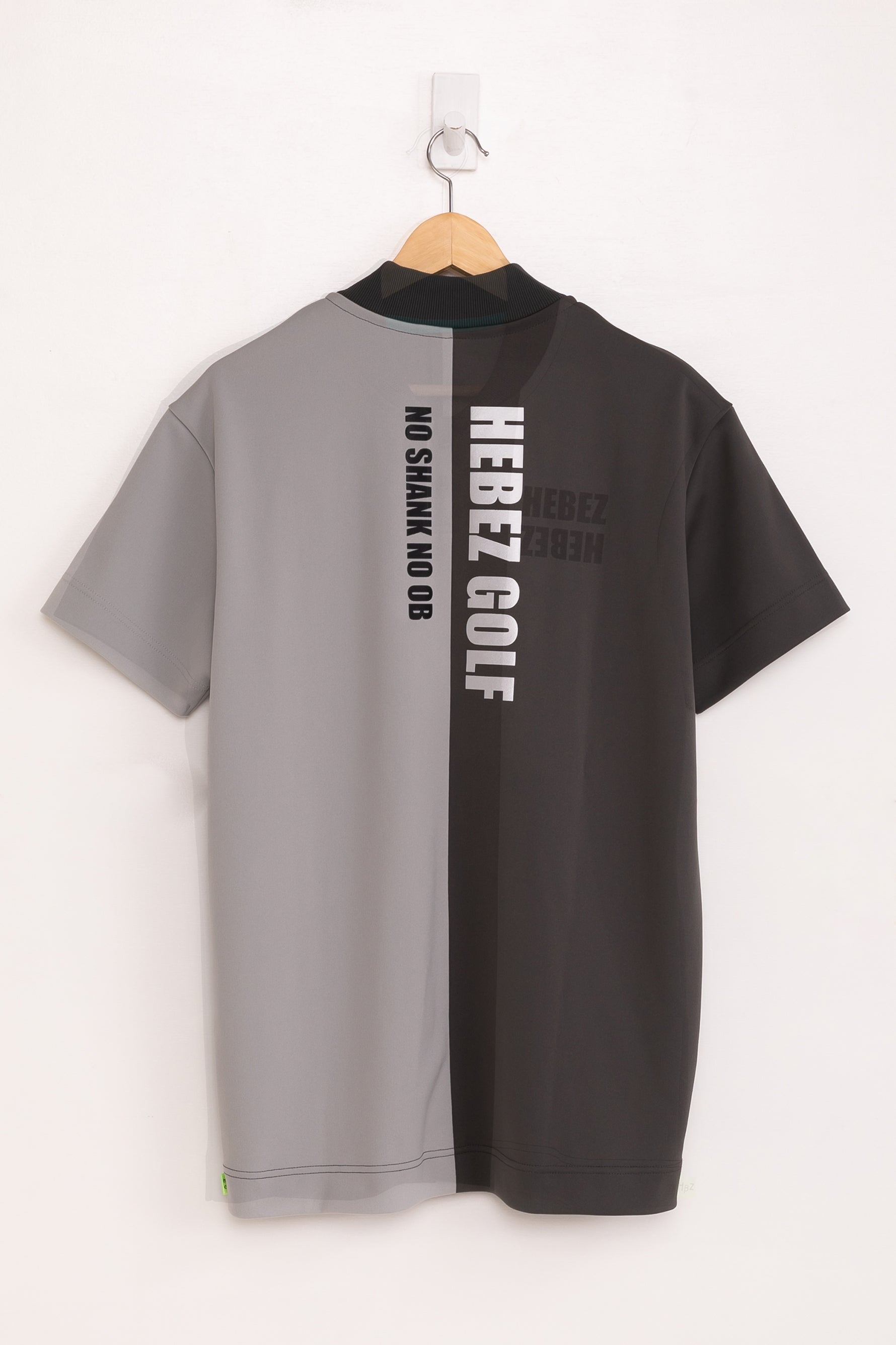 【50%OFF】ハーフバイカラーラウンドネックポロHBCA-11-1