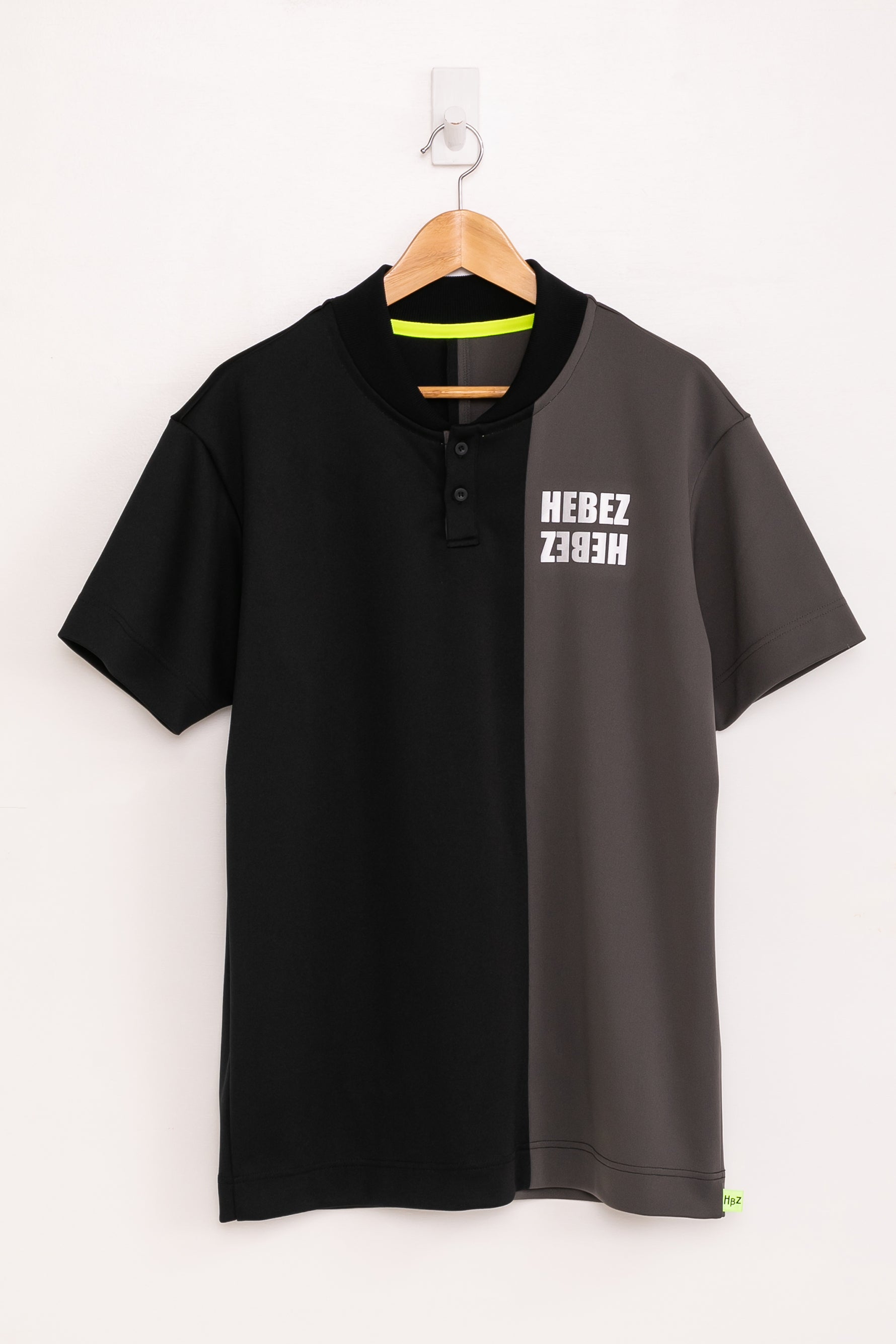 【50%OFF】ハーフバイカラーラウンドネックポロHBCA-11-1