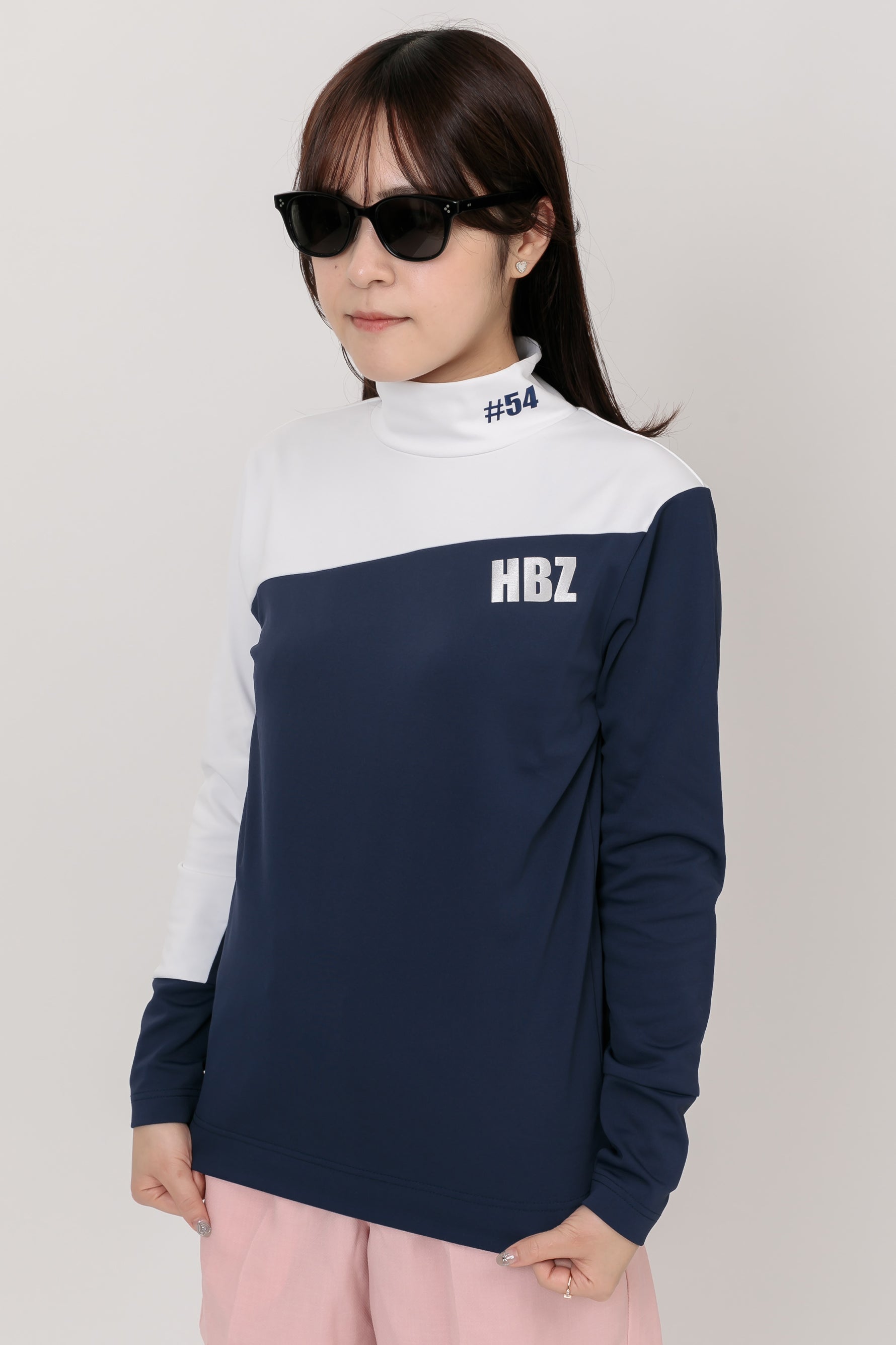 【50%OFF】ショルダーブロッキングバイカラーモック HBCA-12-1