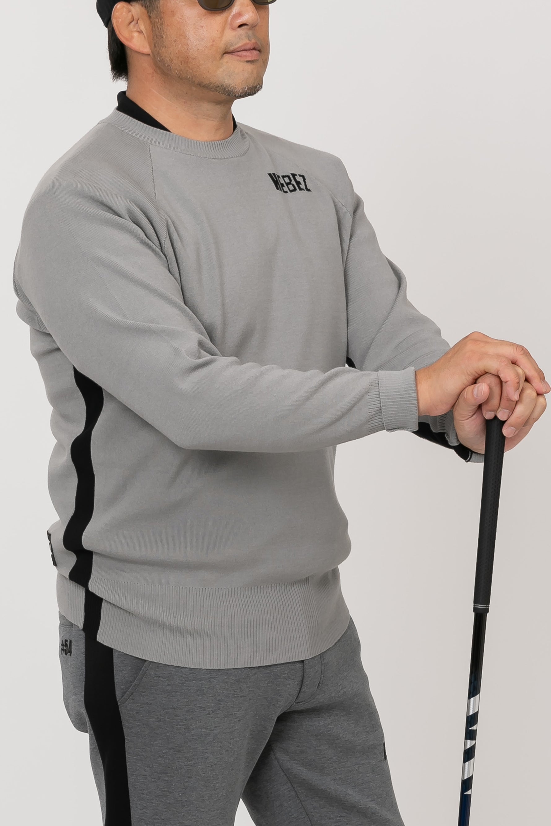 【50%OFF】サイドラインウォッシャブルニット HBCA-16-1