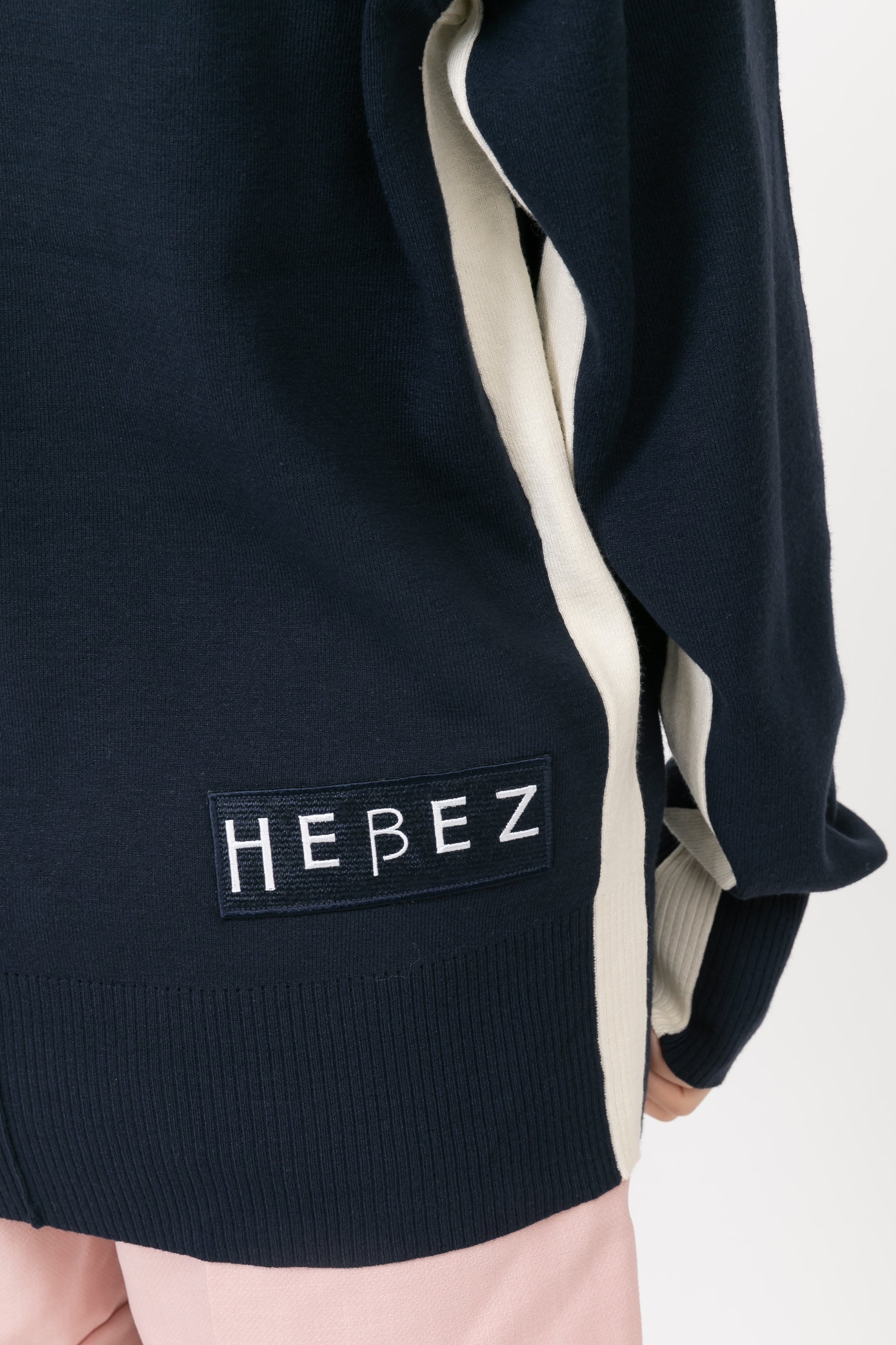 【50%OFF】サイドラインウォッシャブルニット HBCA-16-1