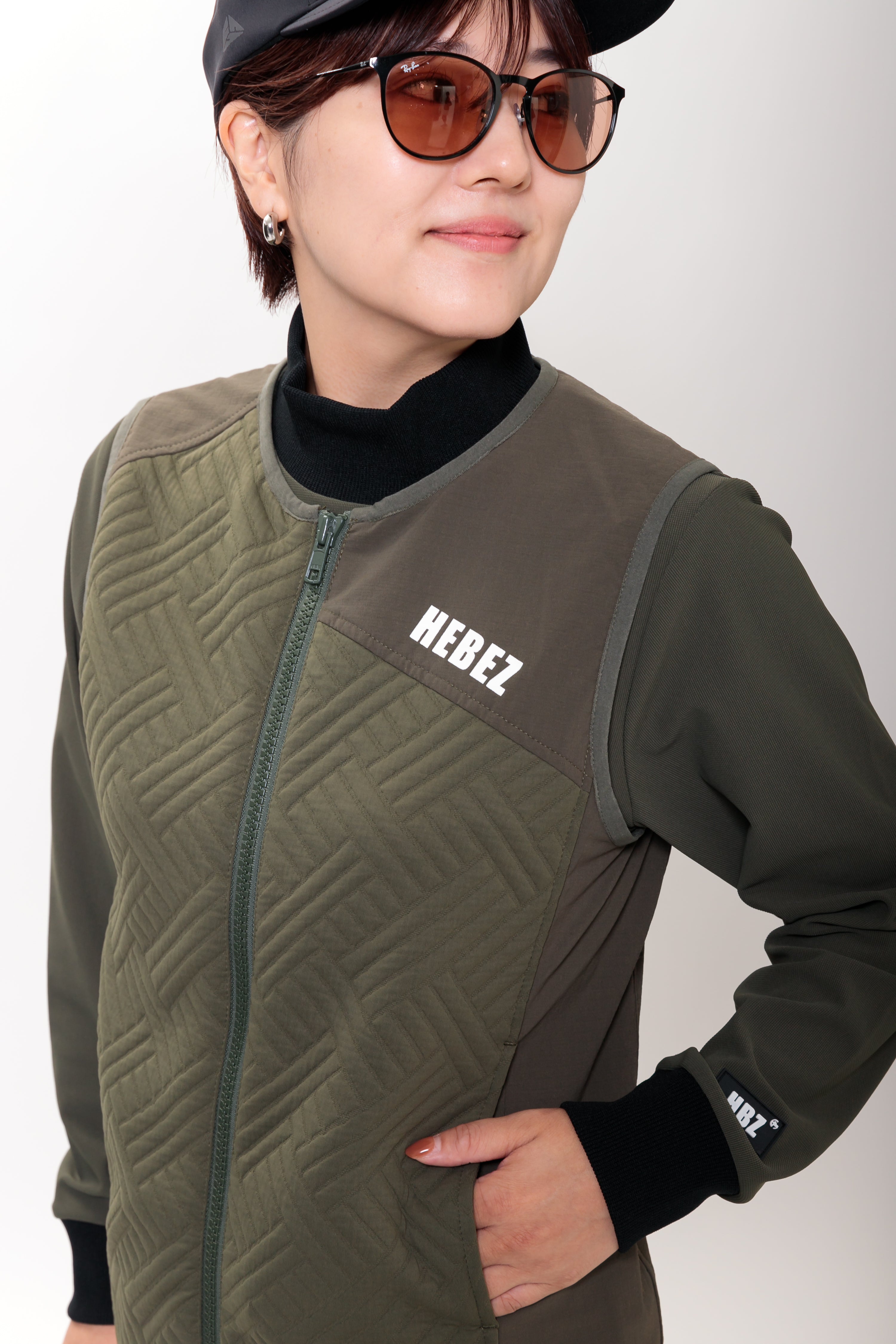 【50%OFF】キルト×高機能ストームフリースベスト HBDA-11-2