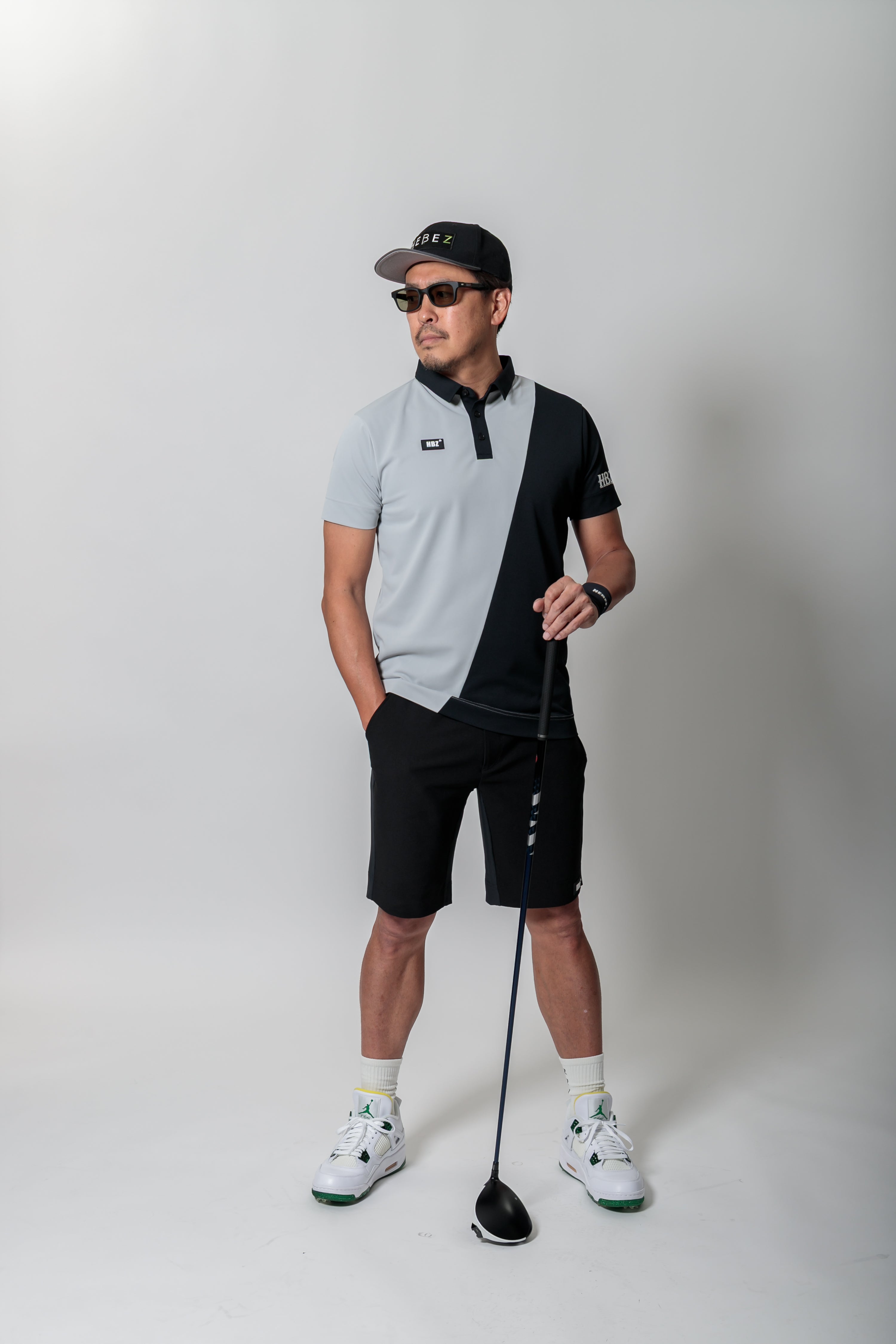 【30%OFF】カラーブロックカノコポロ HBES-06-1