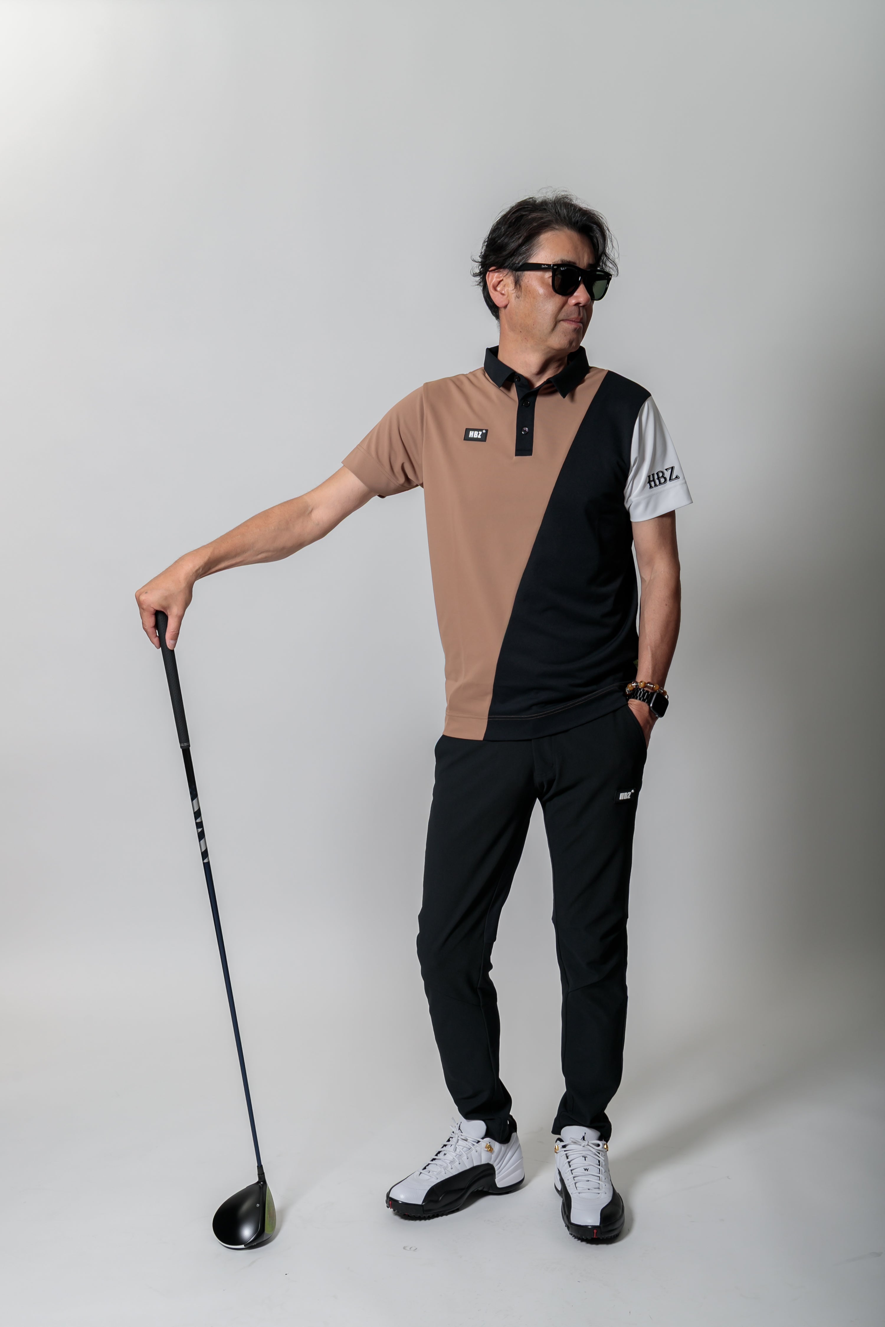 【30%OFF】カラーブロックカノコポロ HBES-06-1