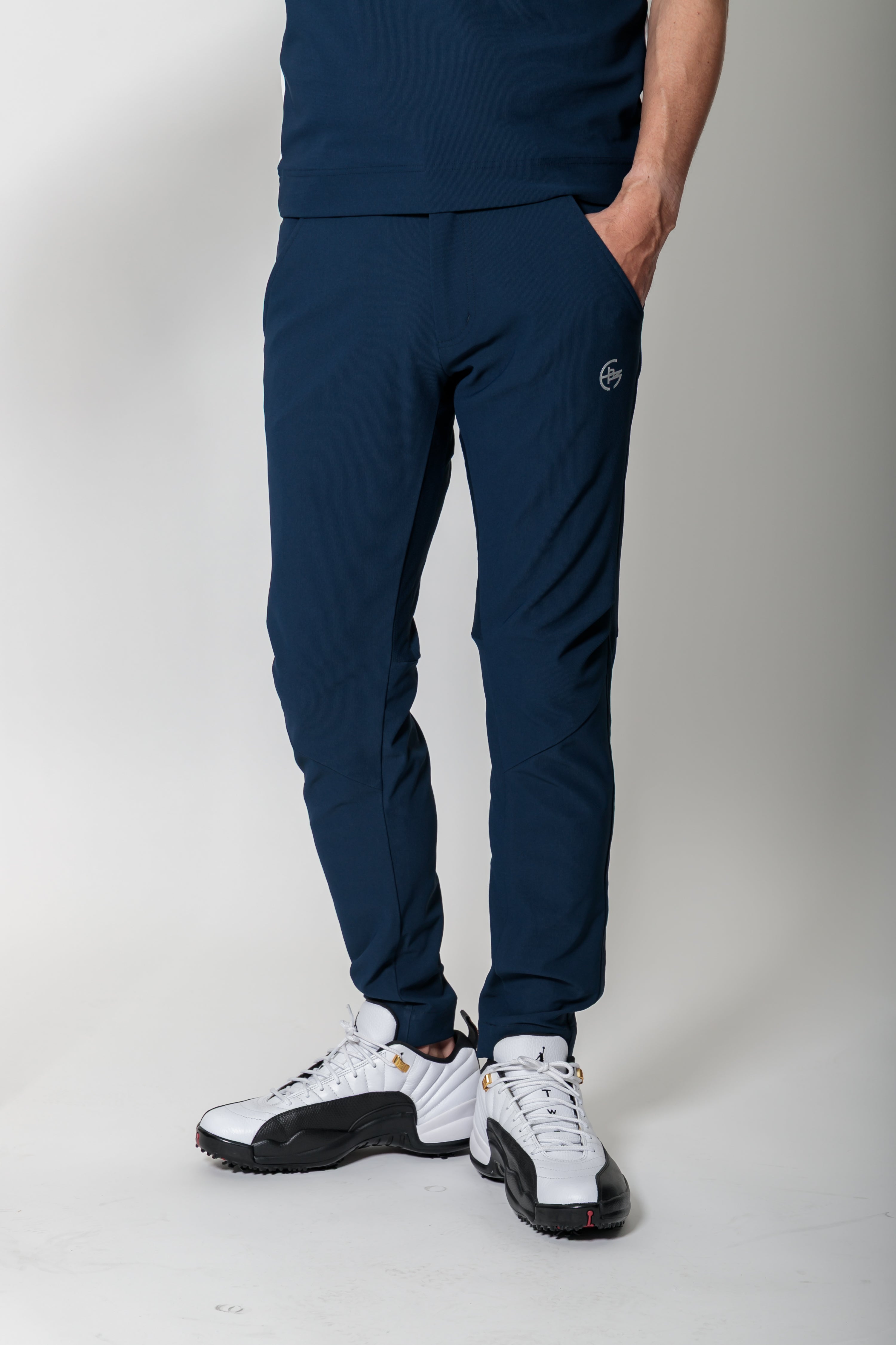 【30%OFF】フルダルパールメッシュ切り替えパンツ HBES-07-6