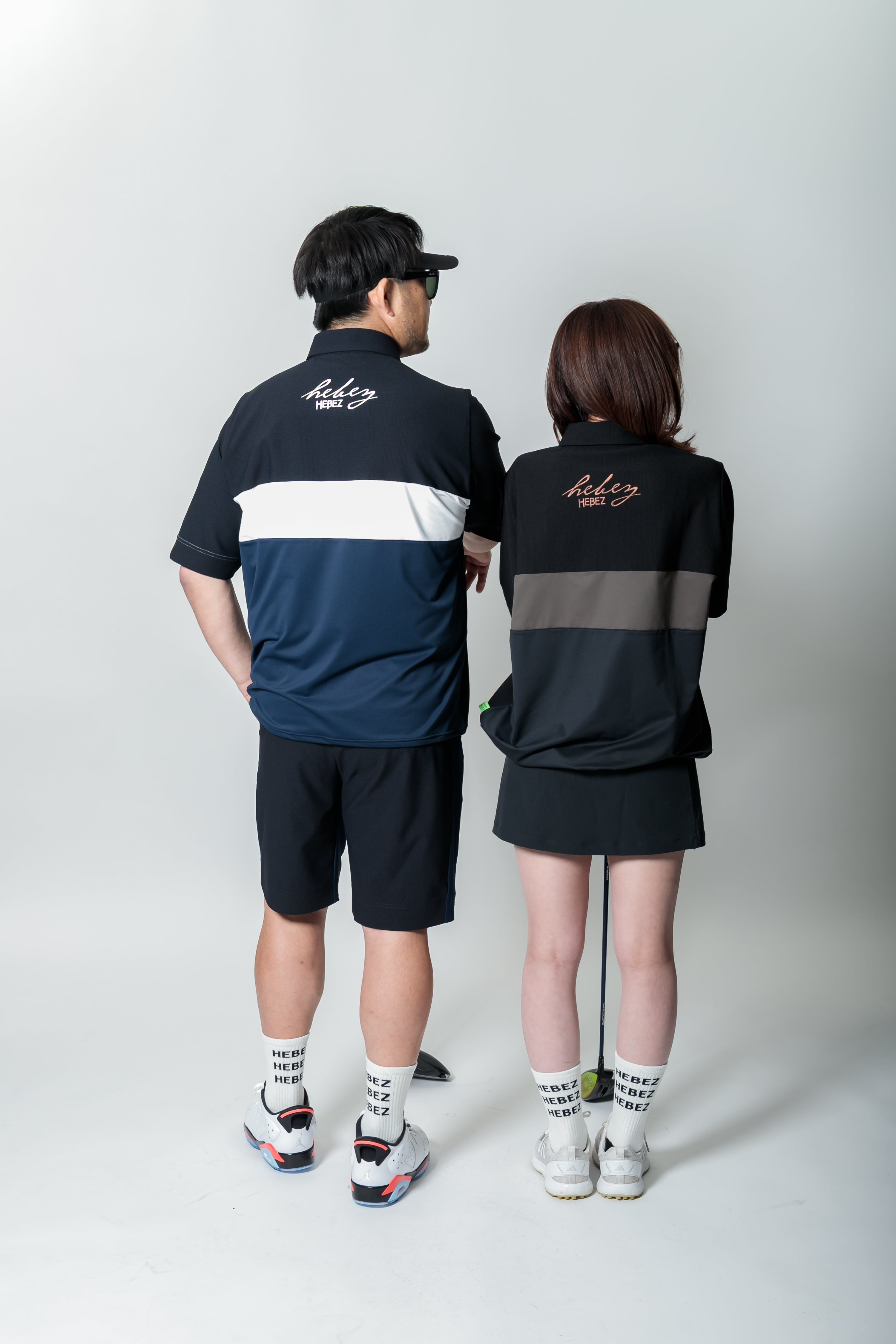 【30%OFF】メッシュオーバーサイズハーフジップ HBES-01-8