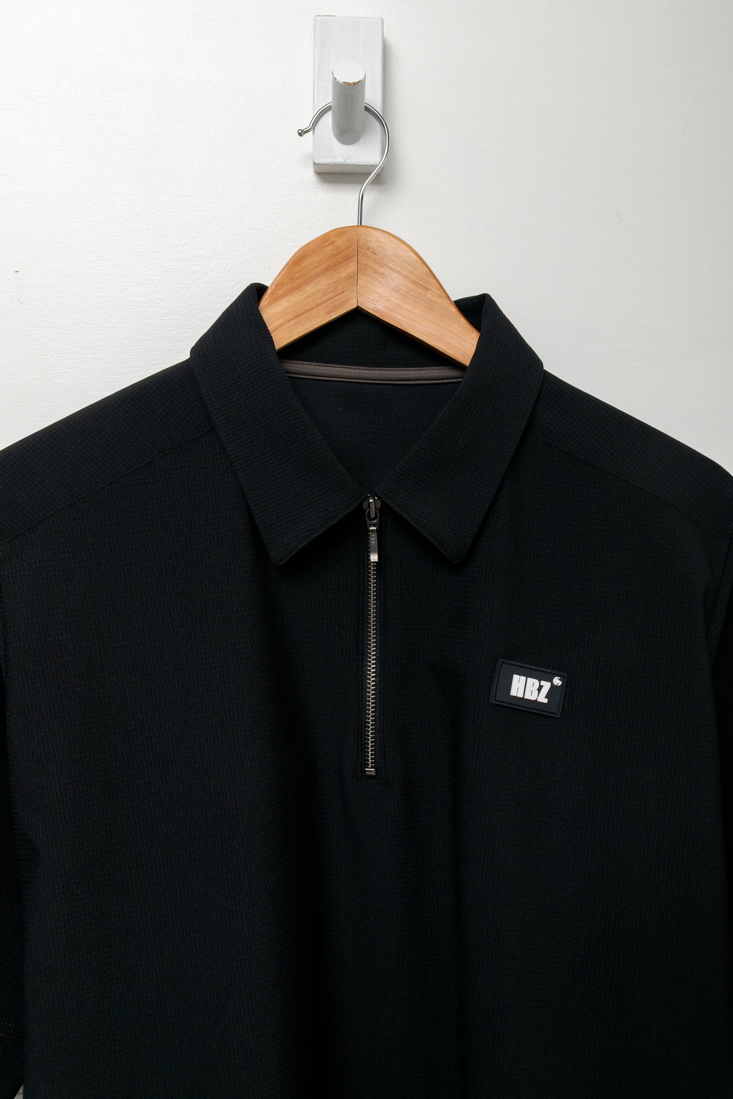 【30%OFF】メッシュオーバーサイズハーフジップ HBES-01-8