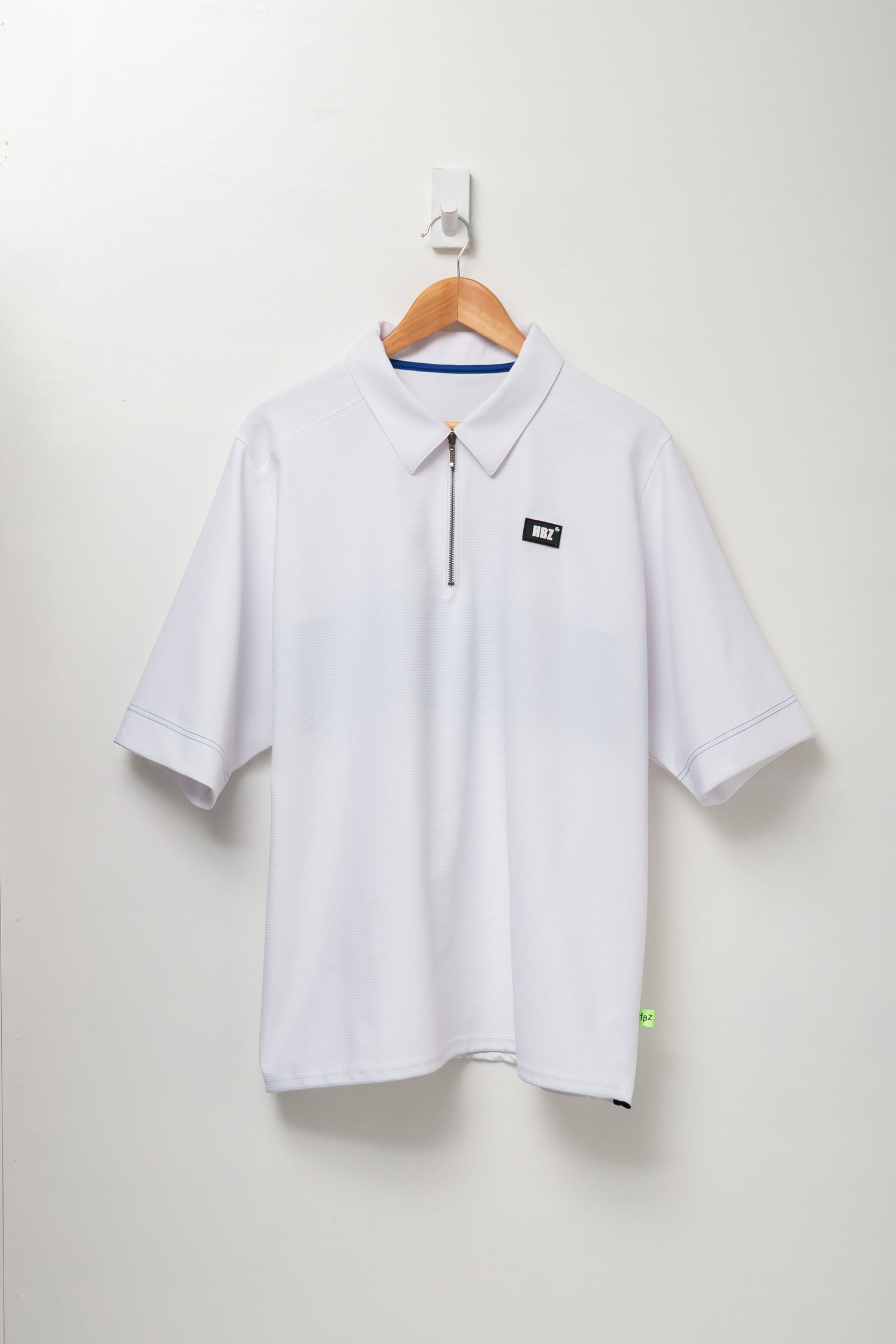 【30%OFF】メッシュオーバーサイズハーフジップ HBES-01-8