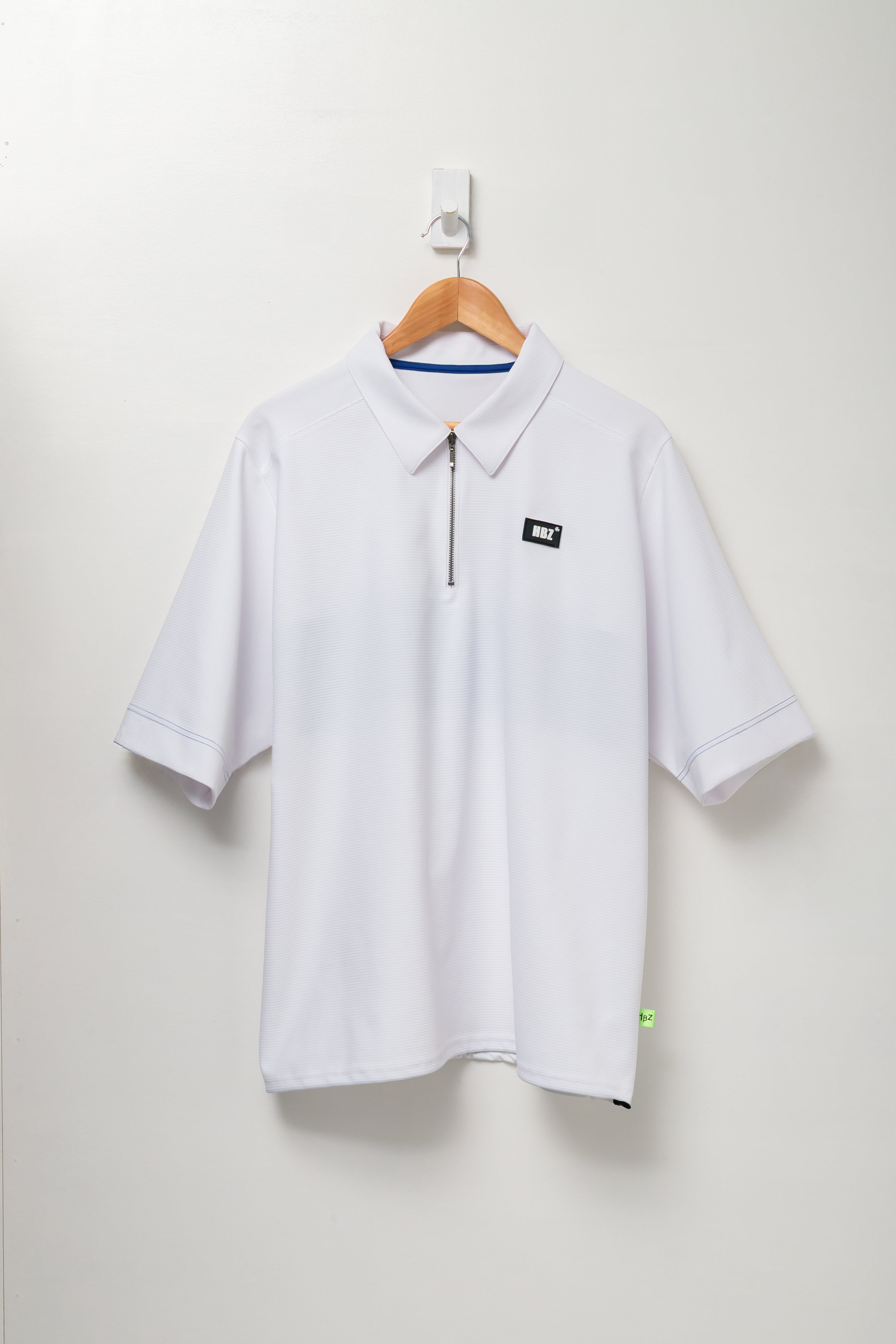 【30%OFF】メッシュオーバーサイズハーフジップ HBES-01-8