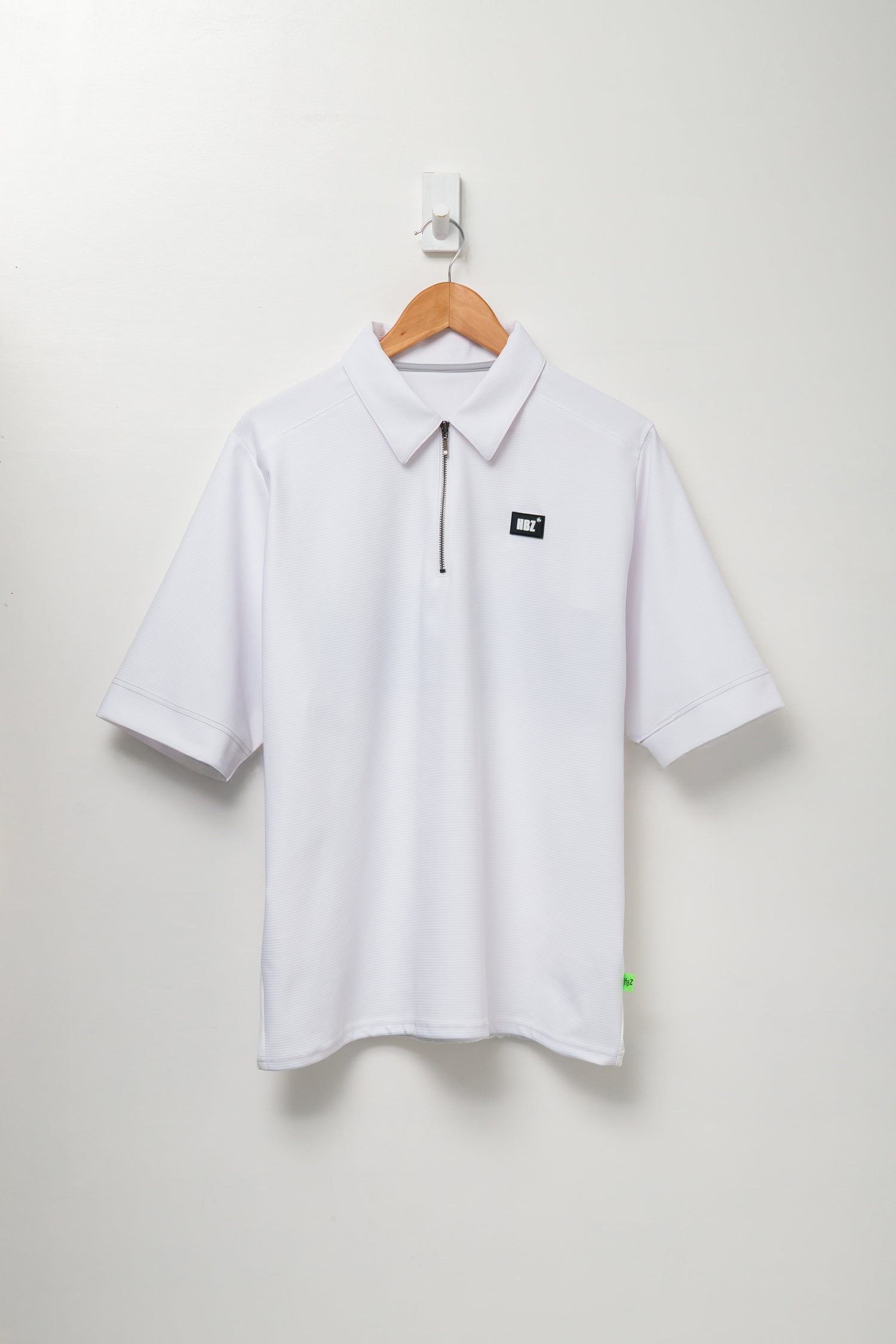 【30%OFF】メッシュオーバーサイズハーフジップ HBES-01-8