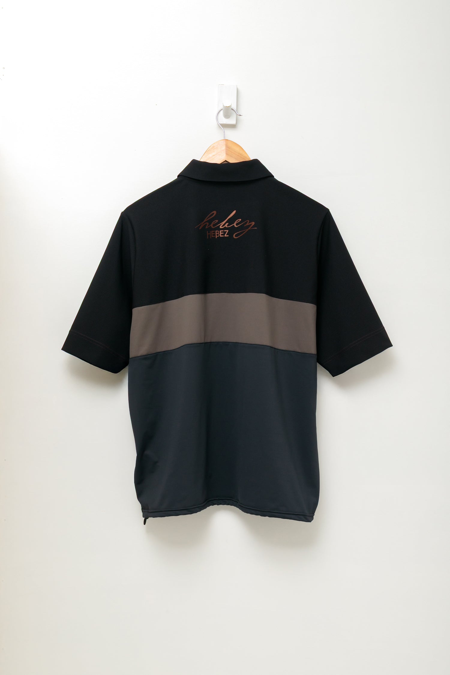 【30%OFF】メッシュオーバーサイズハーフジップ HBES-01-8