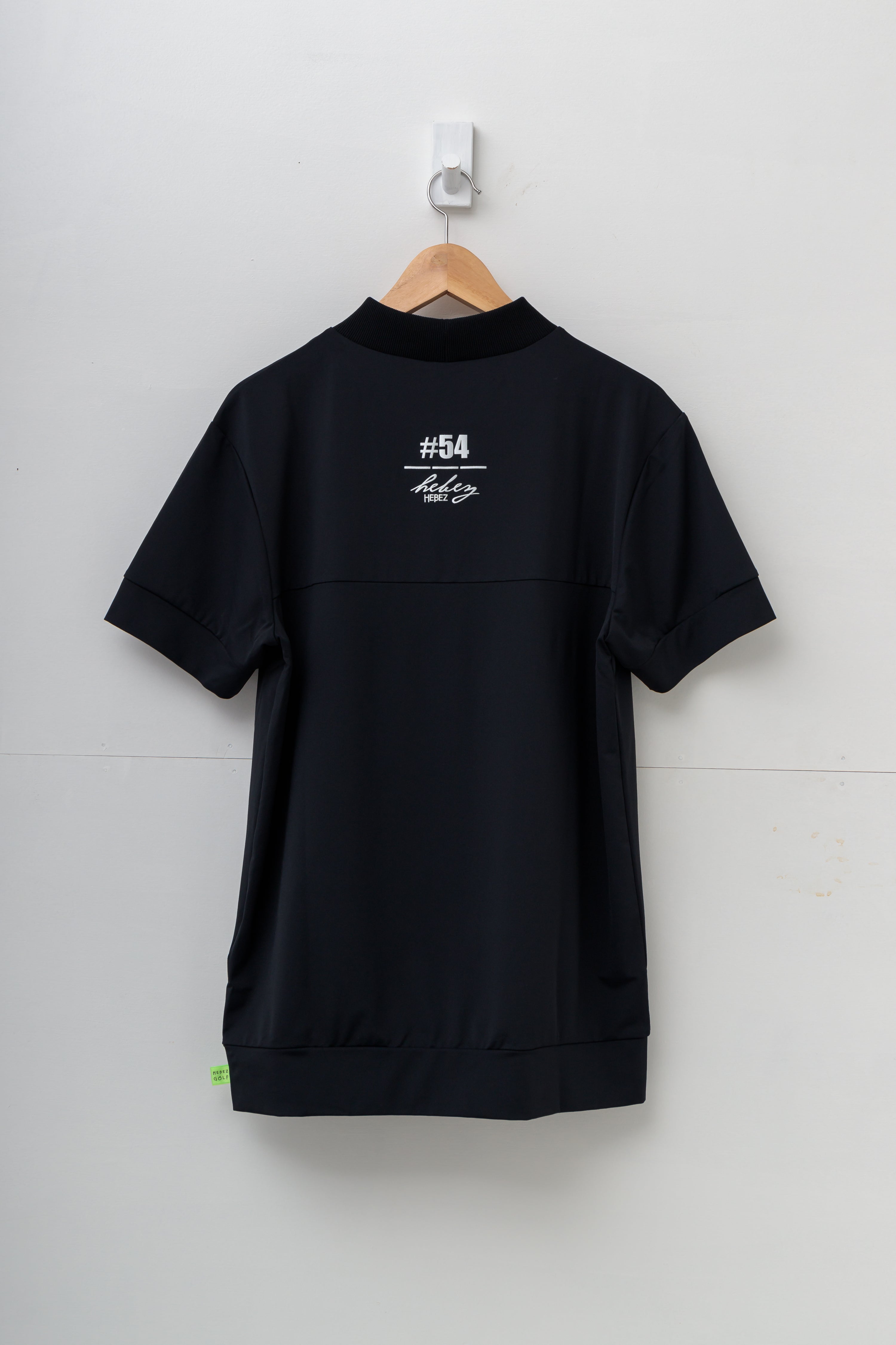 【50%OFF】リブ衿スラッシュバイカラーモック