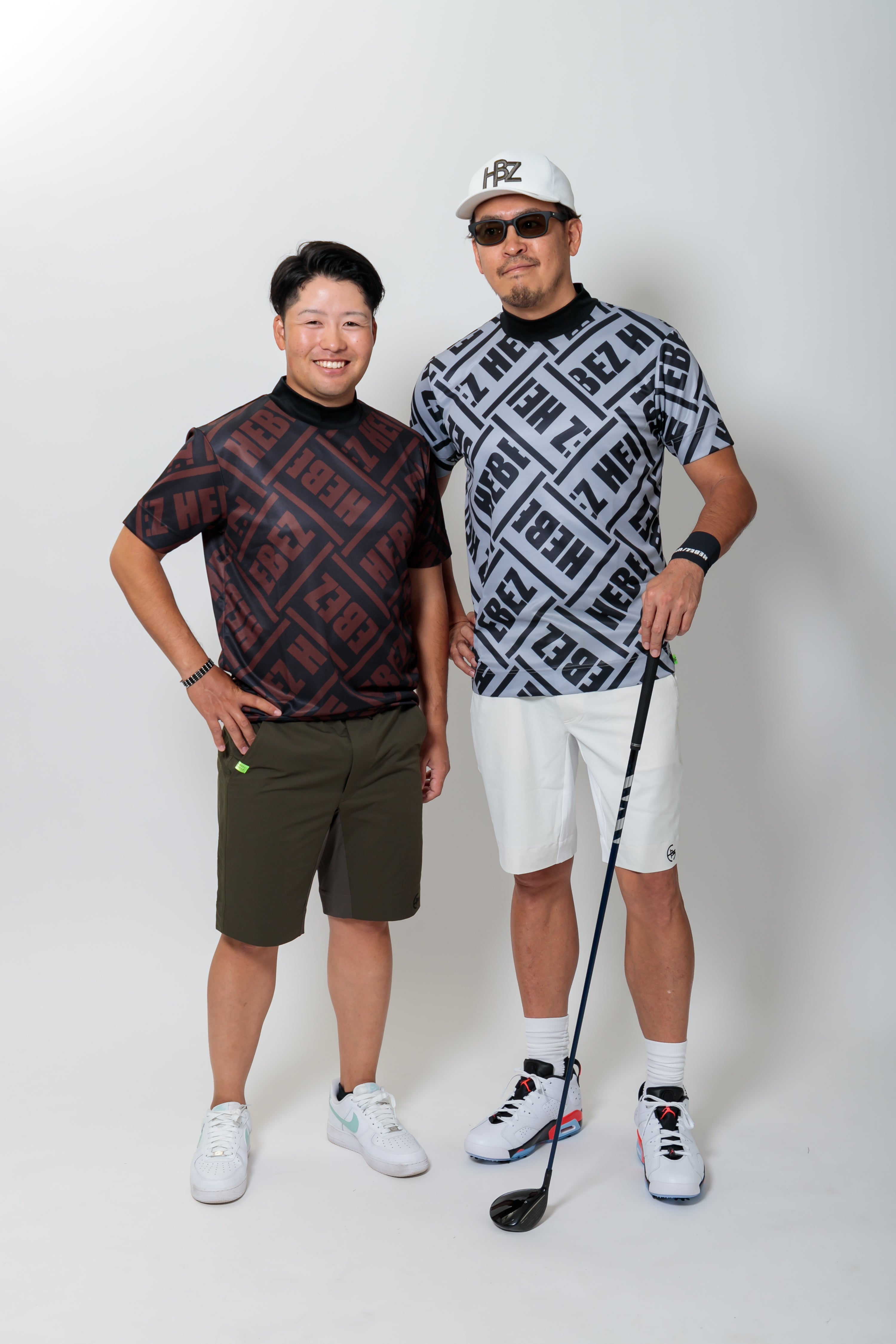 【50%OFF】HEBEZ WEAVING柄モックネック