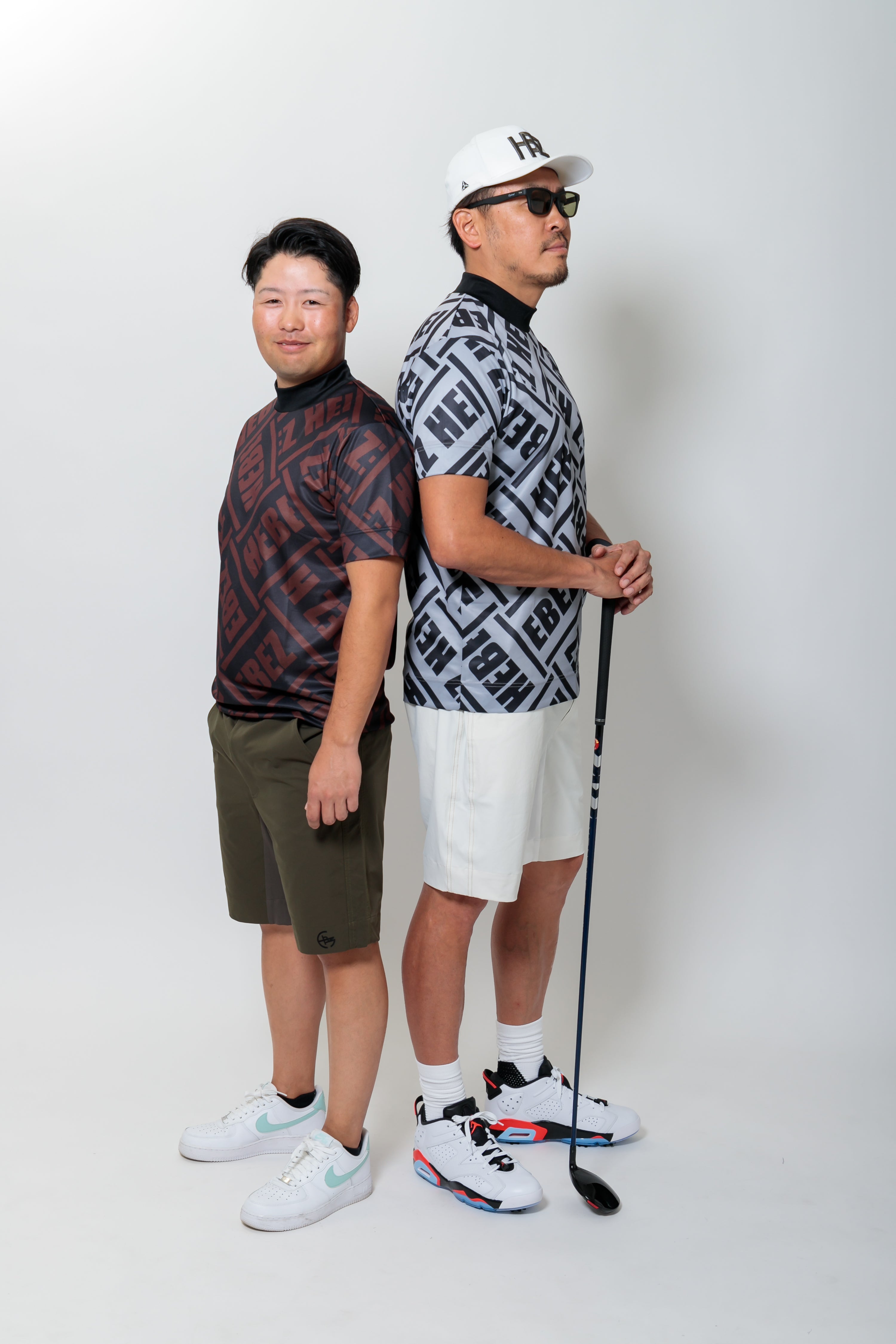 【50%OFF】HEBEZ WEAVING柄モックネック