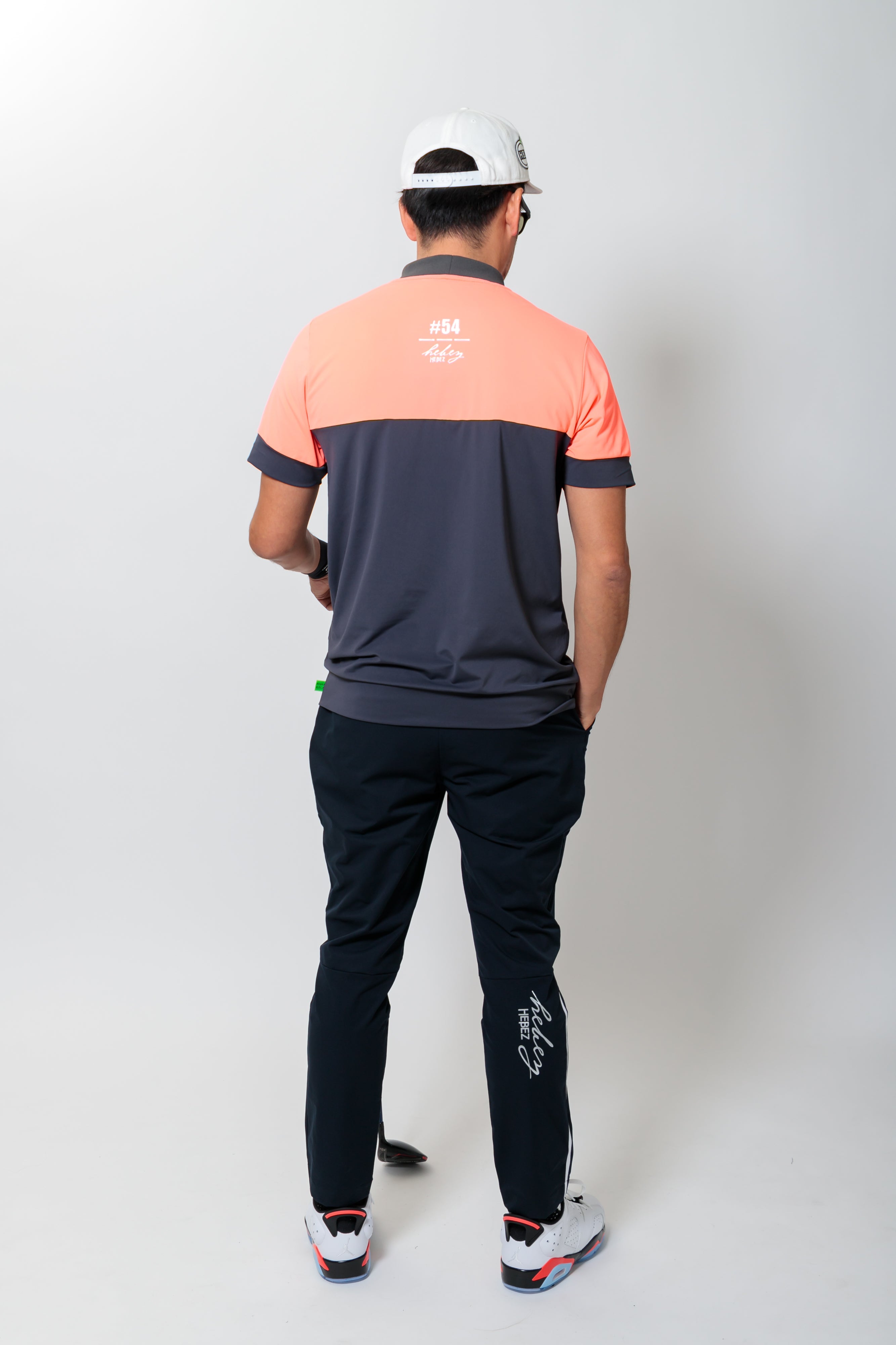 【50%OFF】リブ衿スラッシュバイカラーモック