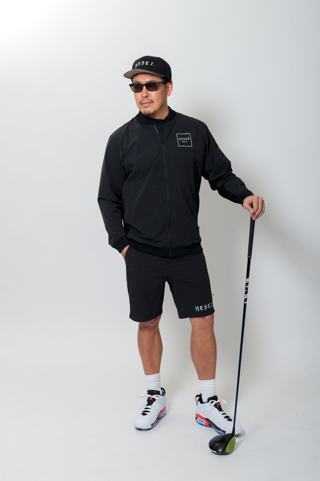 【50%OFF】メッシュ切り替えバックロゴブルゾン