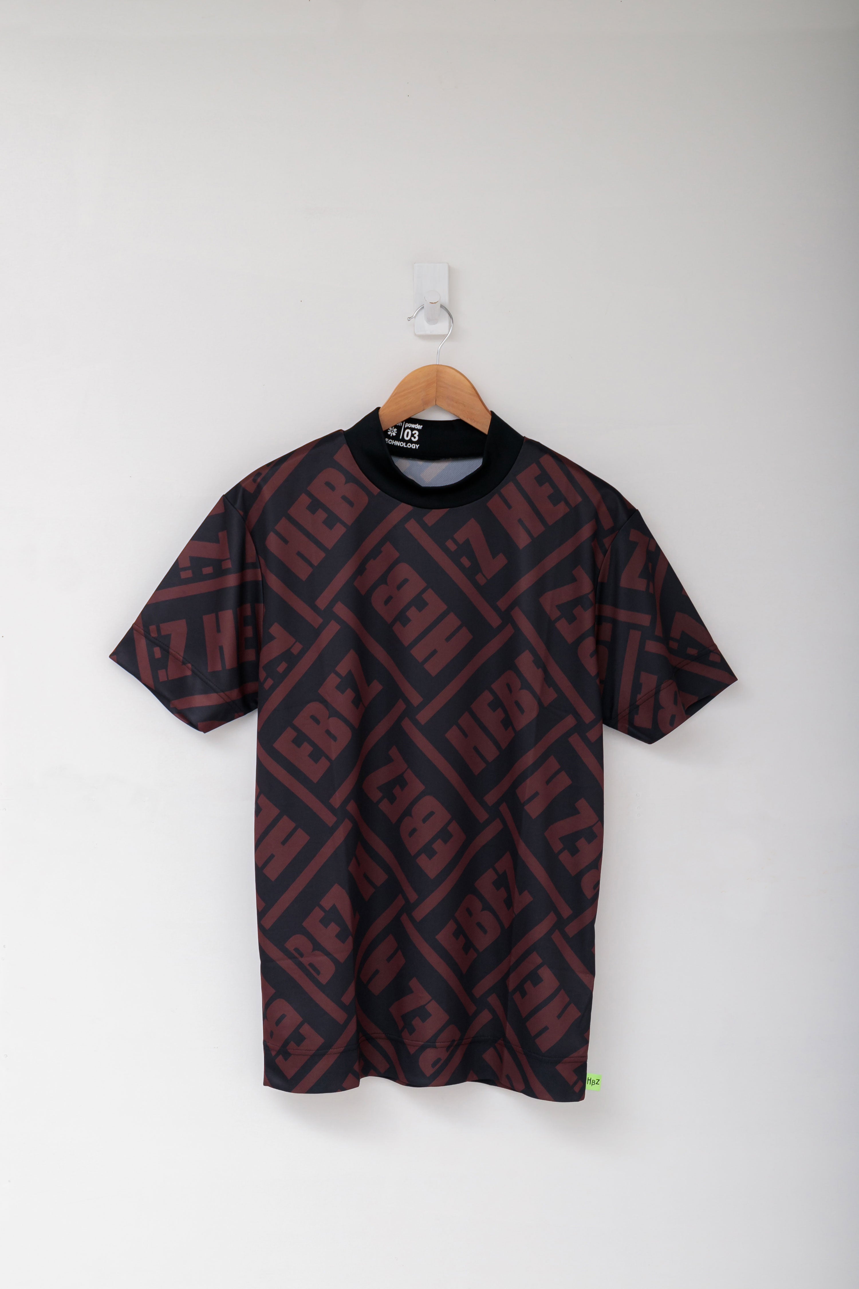 【50%OFF】HEBEZ WEAVING柄モックネック