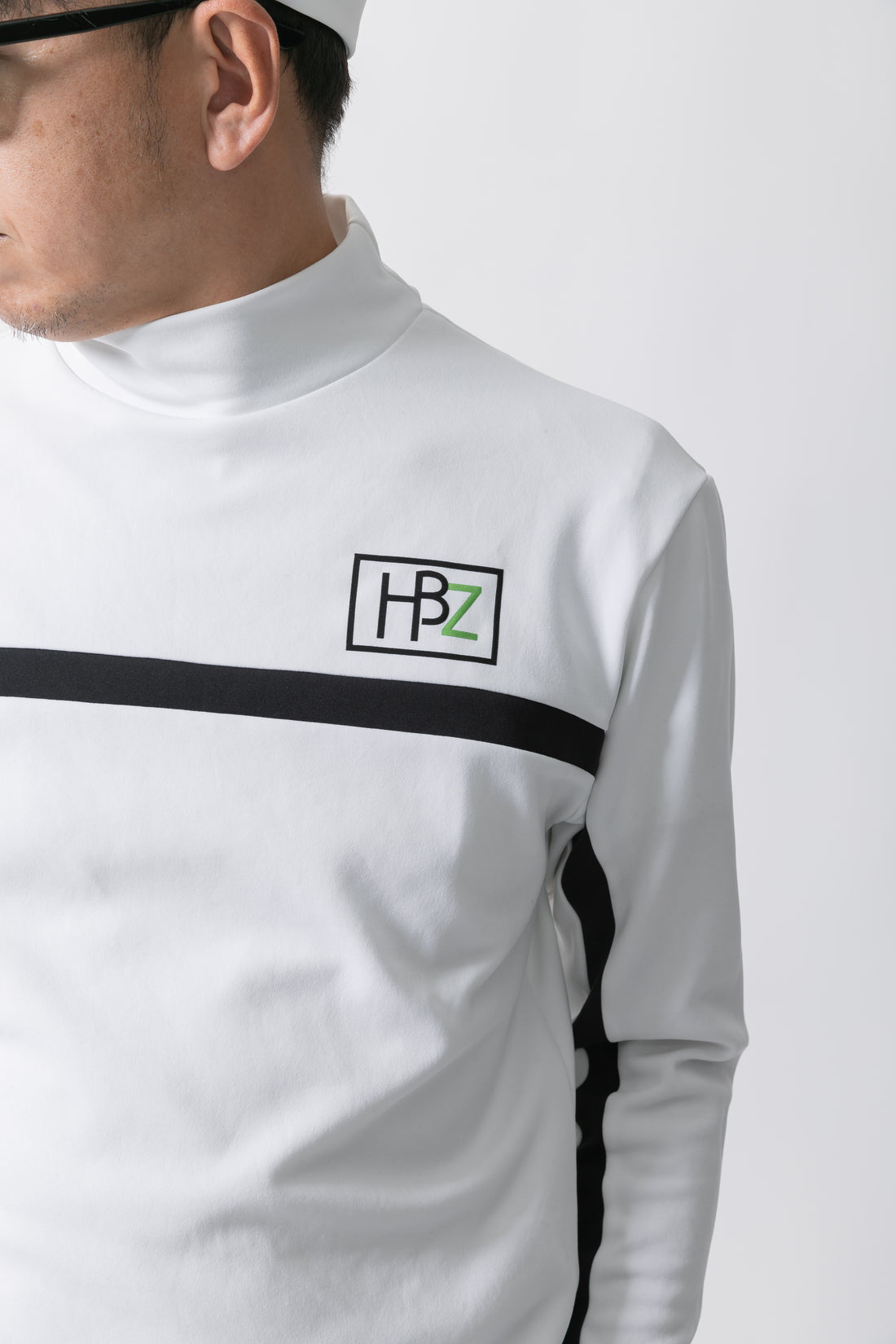 【50%OFF】ラインロングスリーブモック