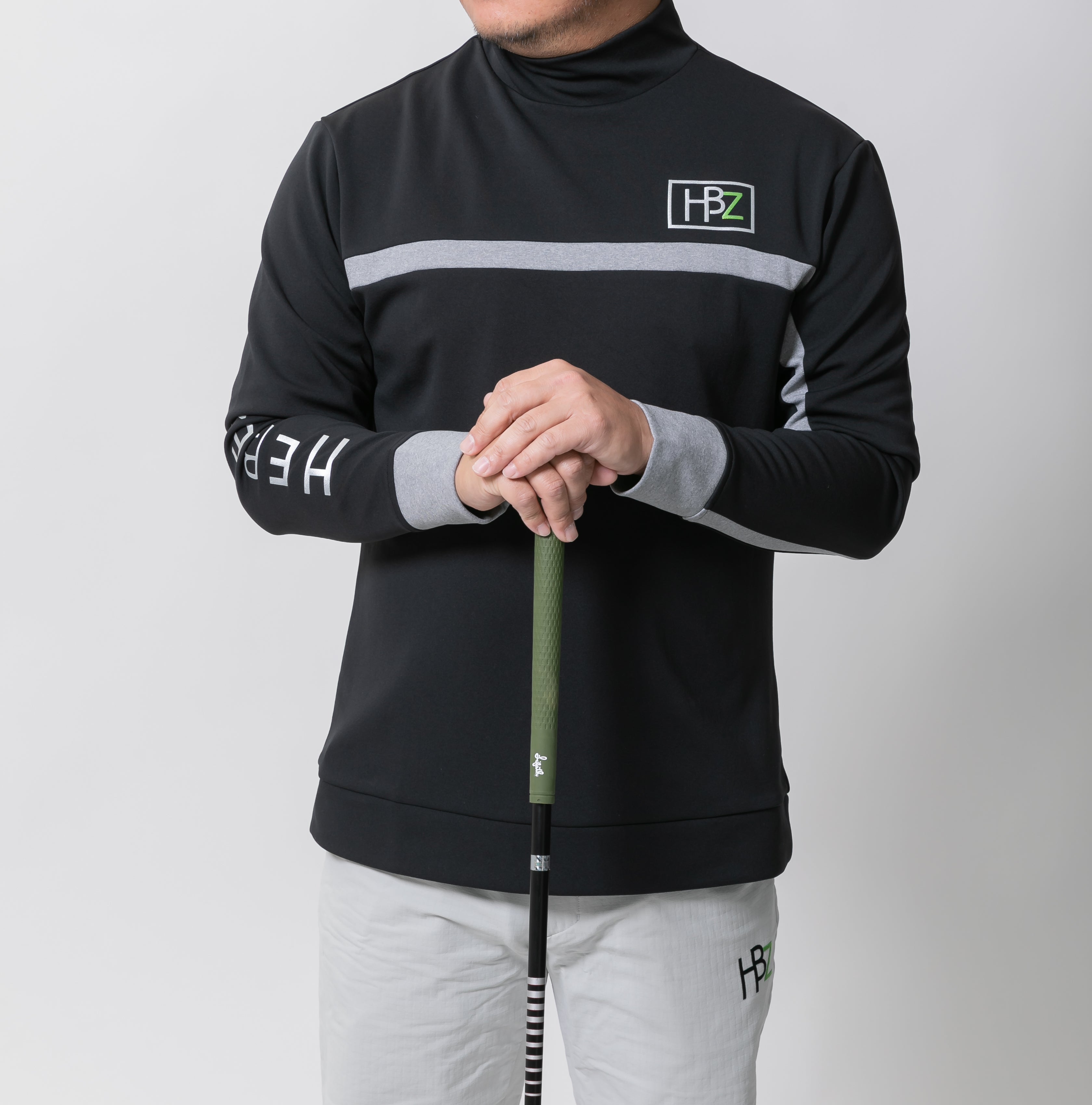 【50%OFF】ラインロングスリーブモック