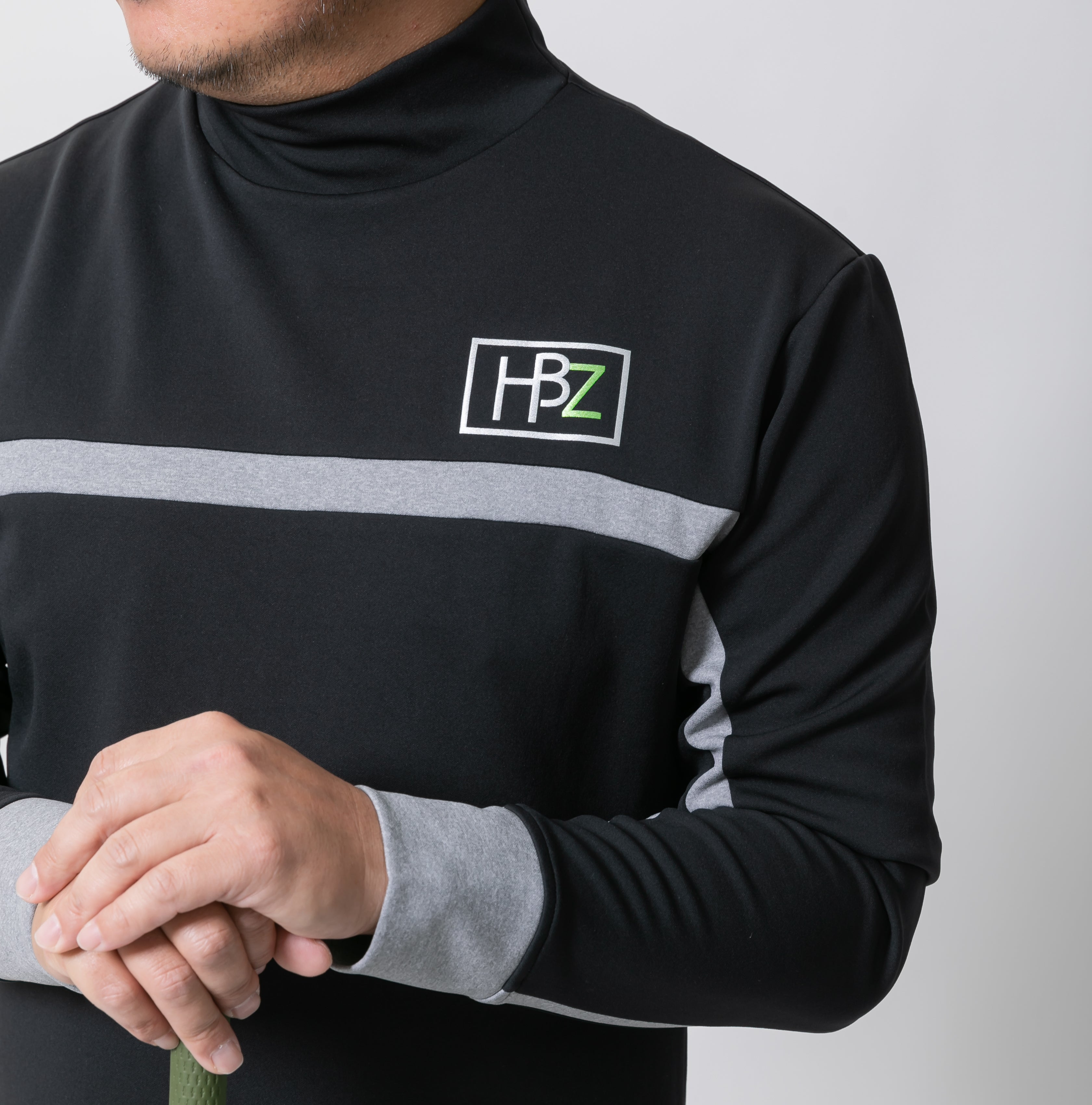 【50%OFF】ラインロングスリーブモック