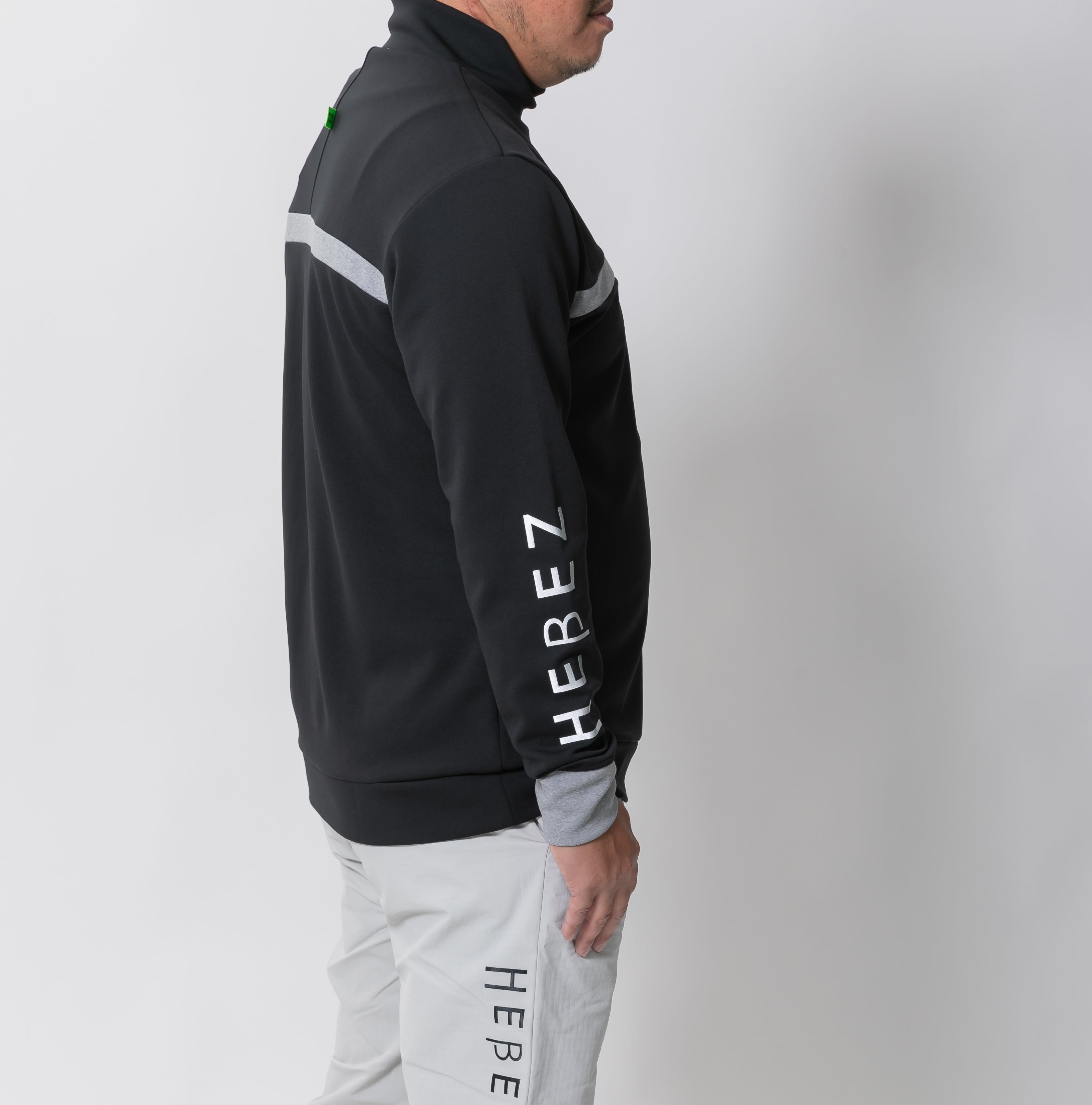 【50%OFF】ラインロングスリーブモック