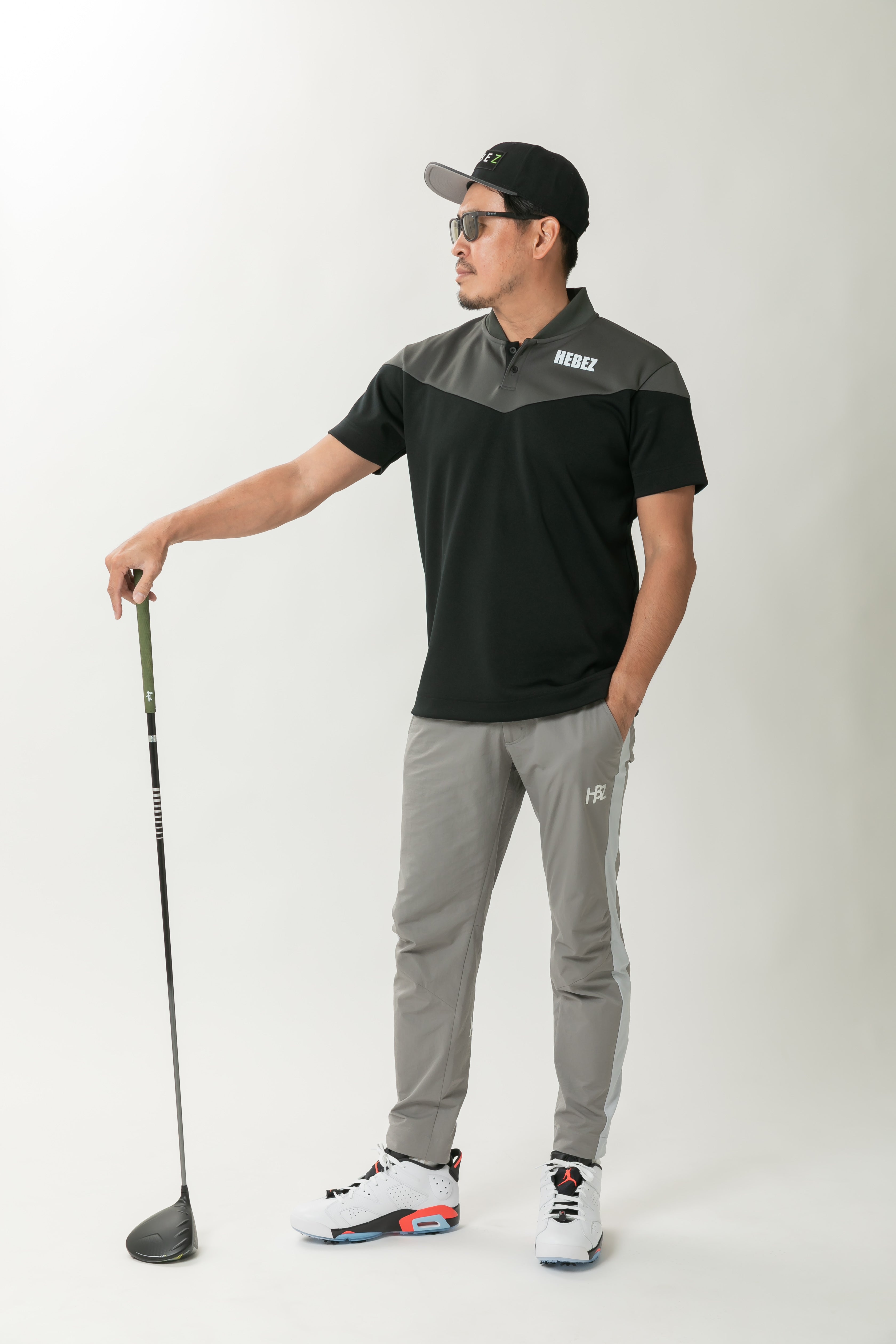 【50%OFF】サイドメッシュ ストレッチロングパンツ