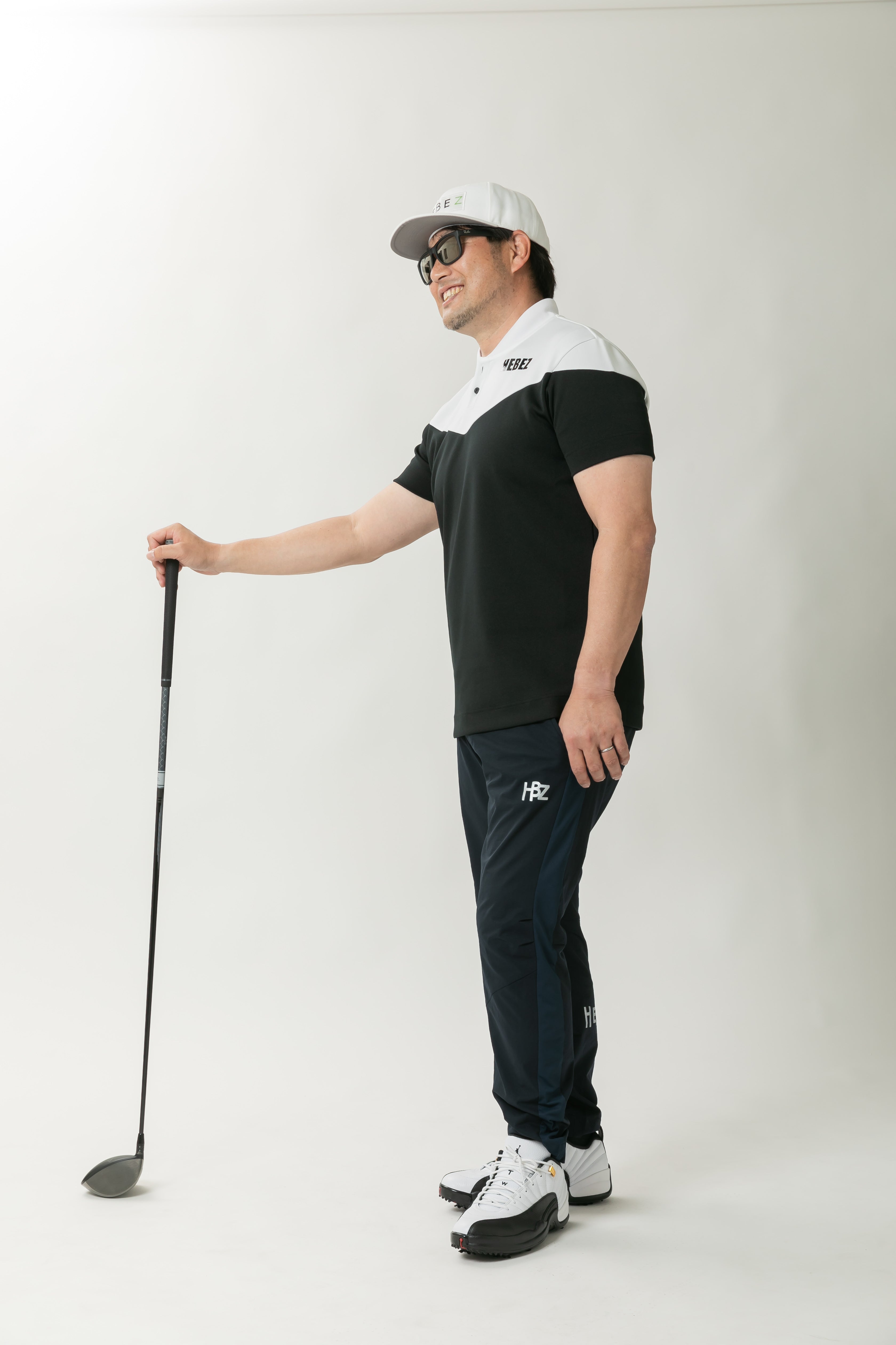 【50%OFF】サイドメッシュ ストレッチロングパンツ