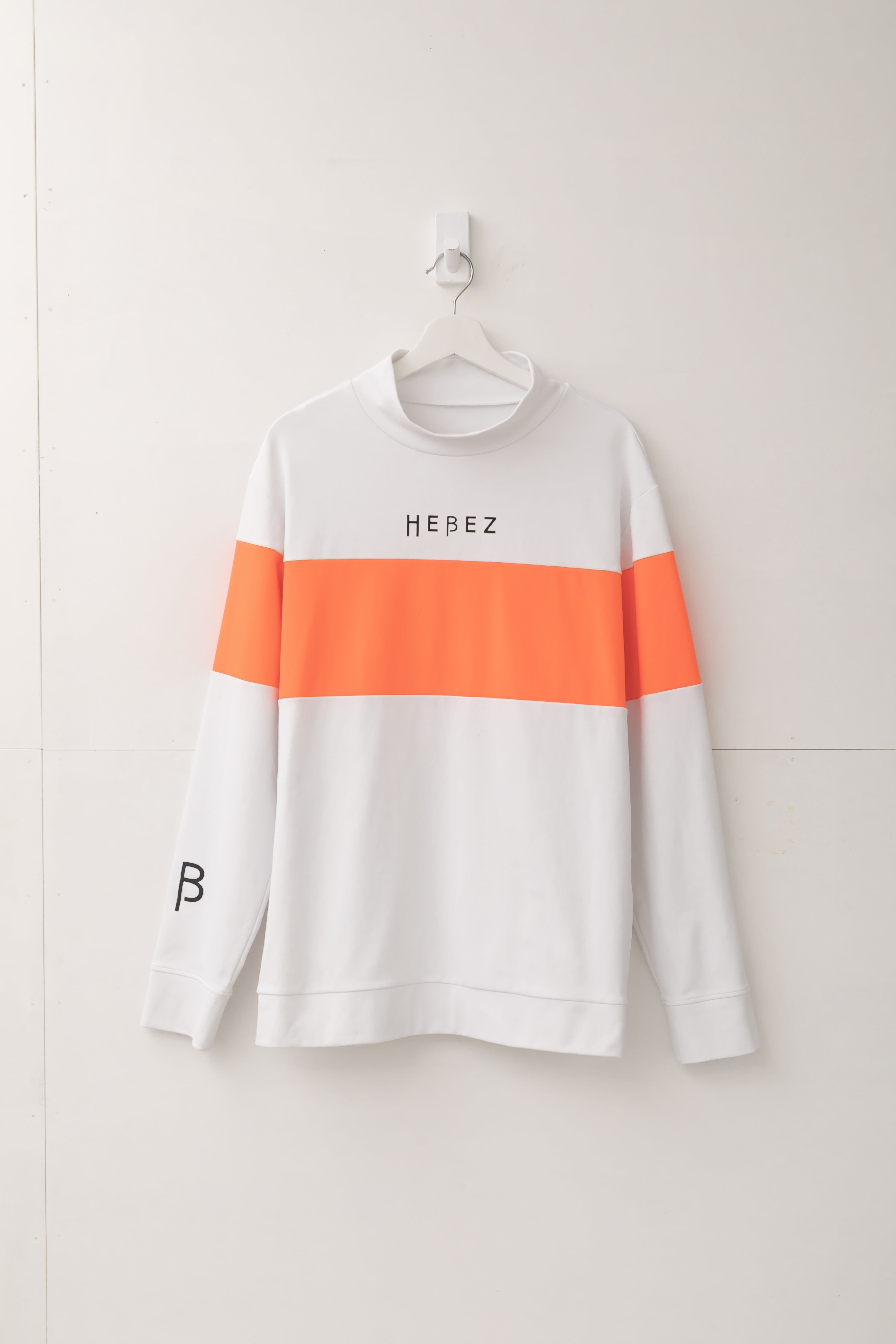 【50%OFF】裏フリースワイドラインロングスリーブモック