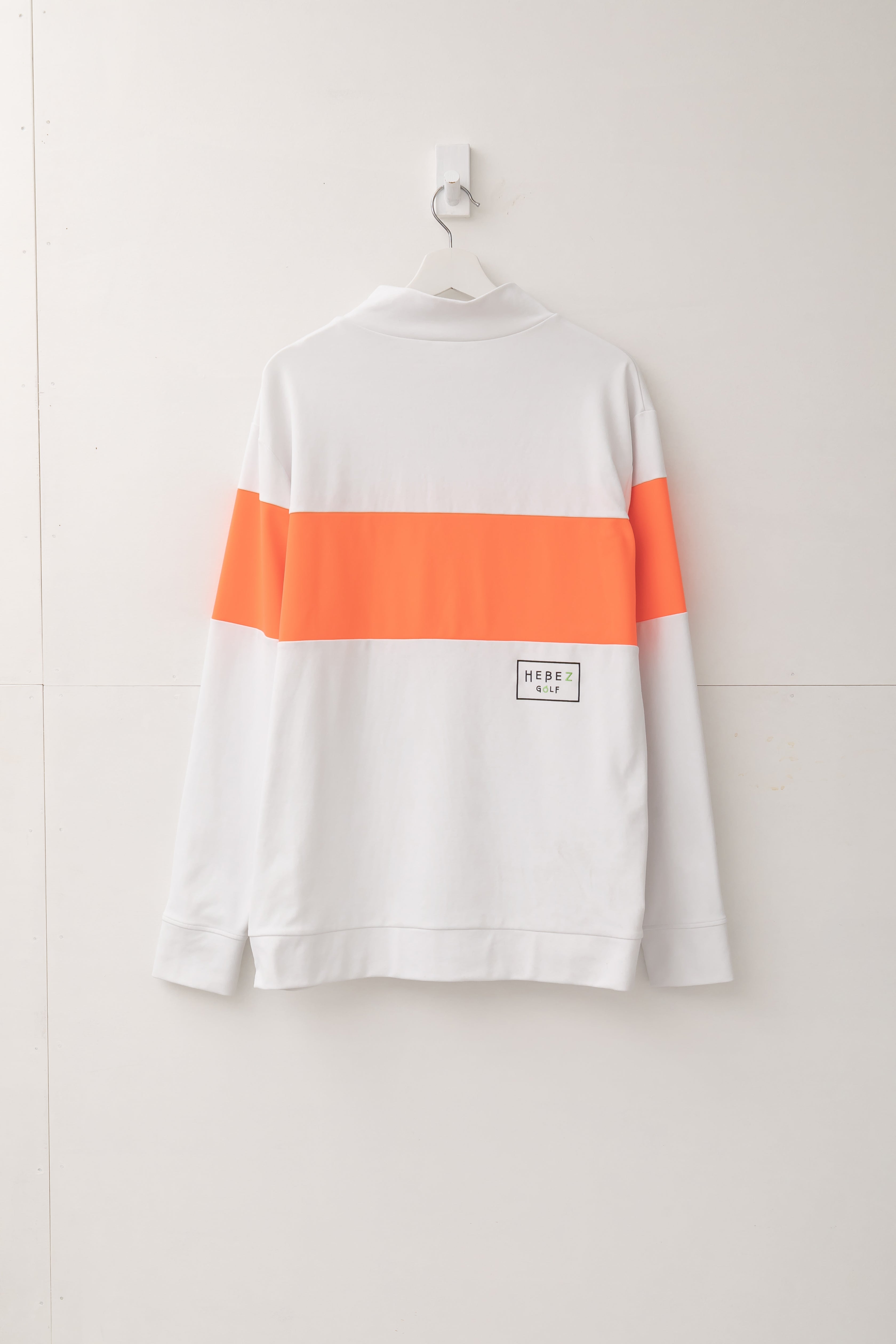 【50%OFF】裏フリースワイドラインロングスリーブモック