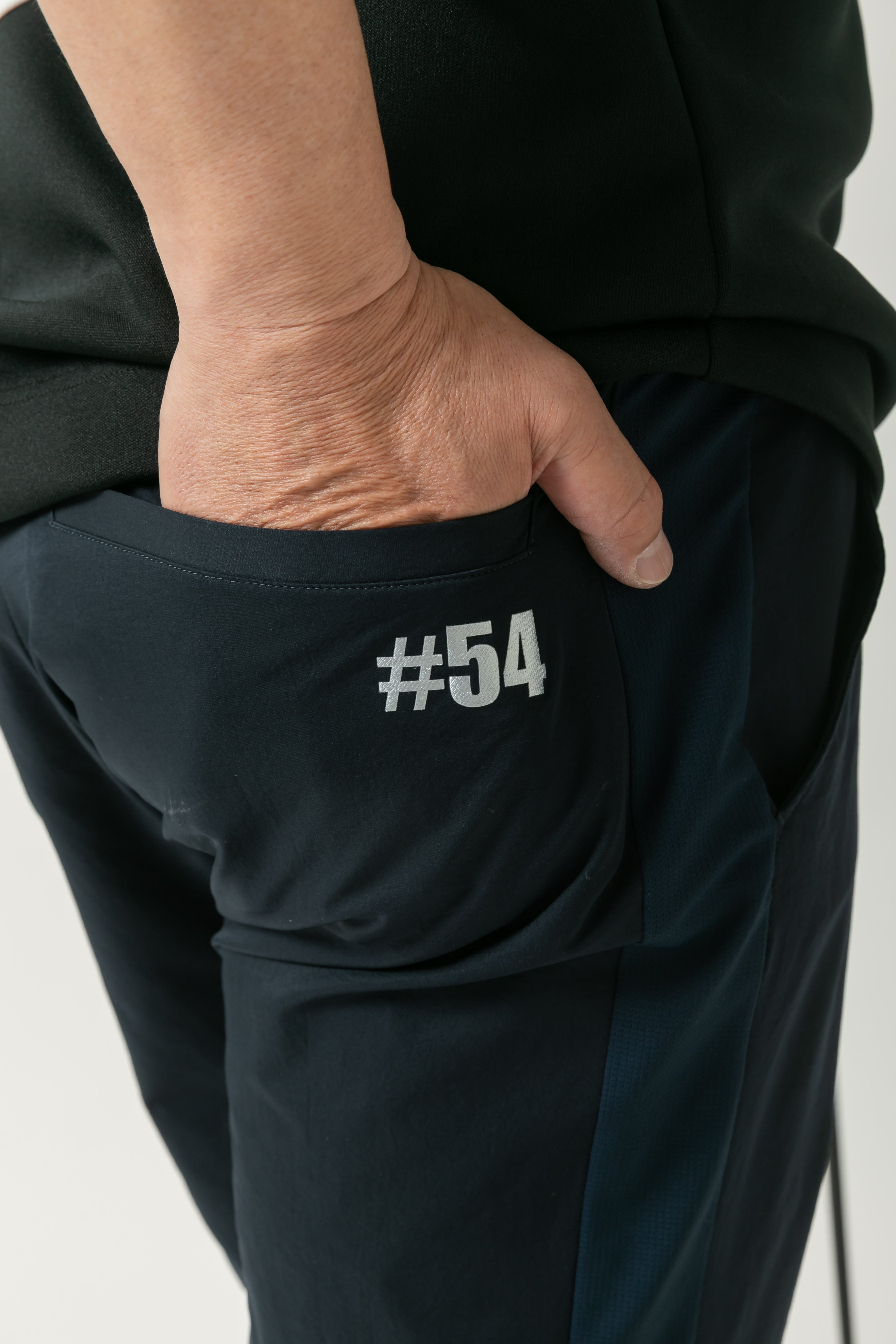 【50%OFF】サイドメッシュ ストレッチロングパンツ