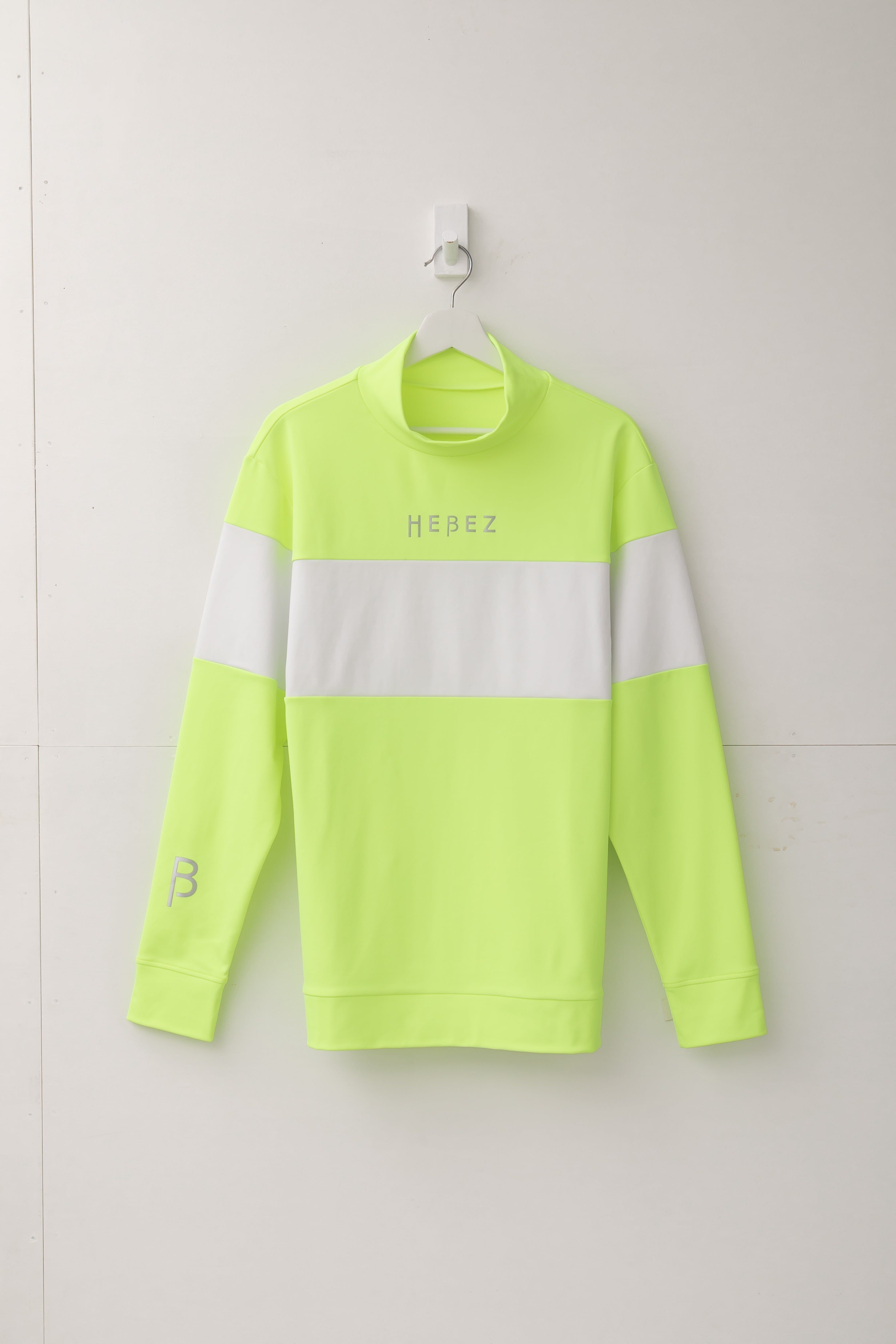 【50%OFF】裏フリースワイドラインロングスリーブモック