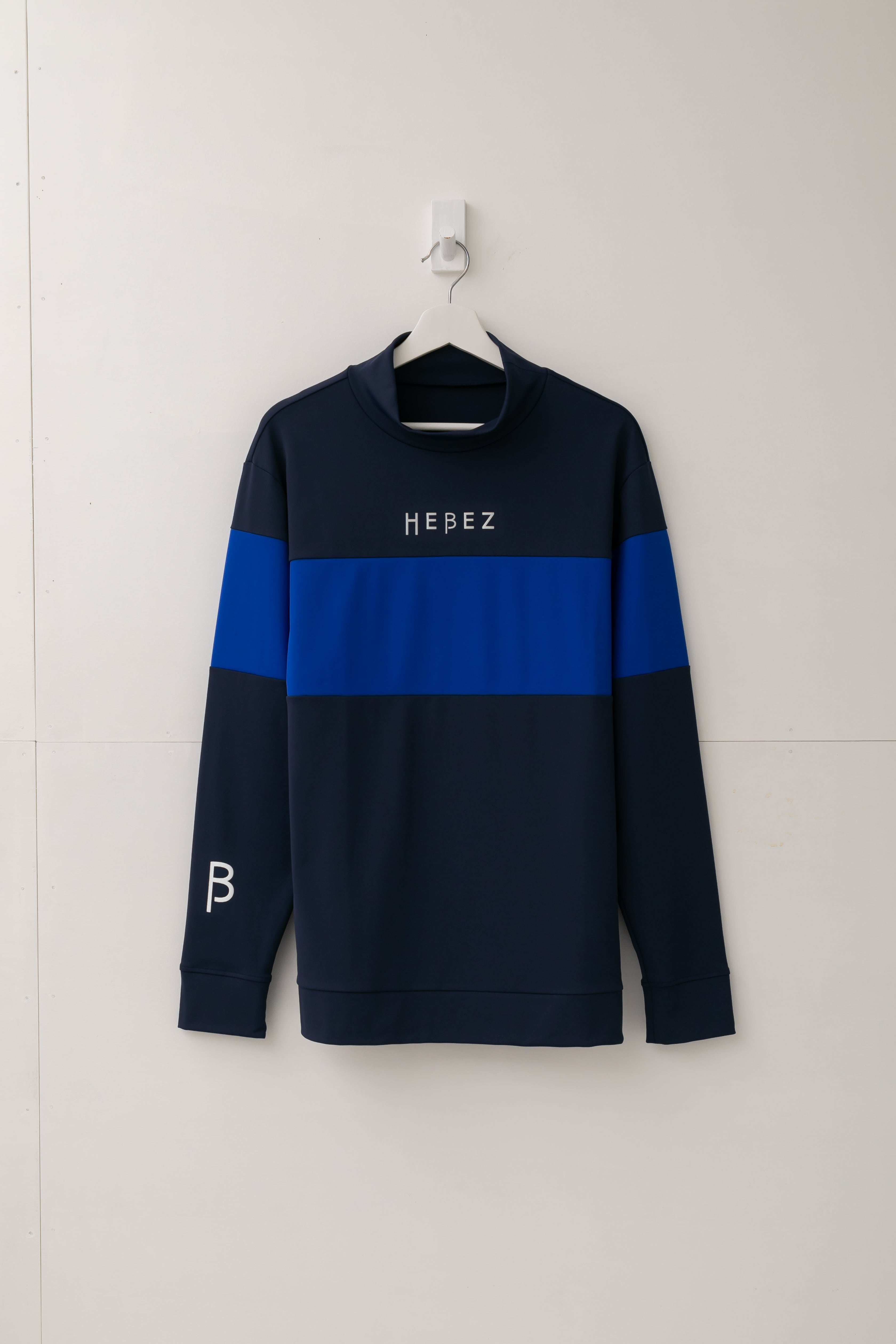 【50%OFF】裏フリースワイドラインロングスリーブモック