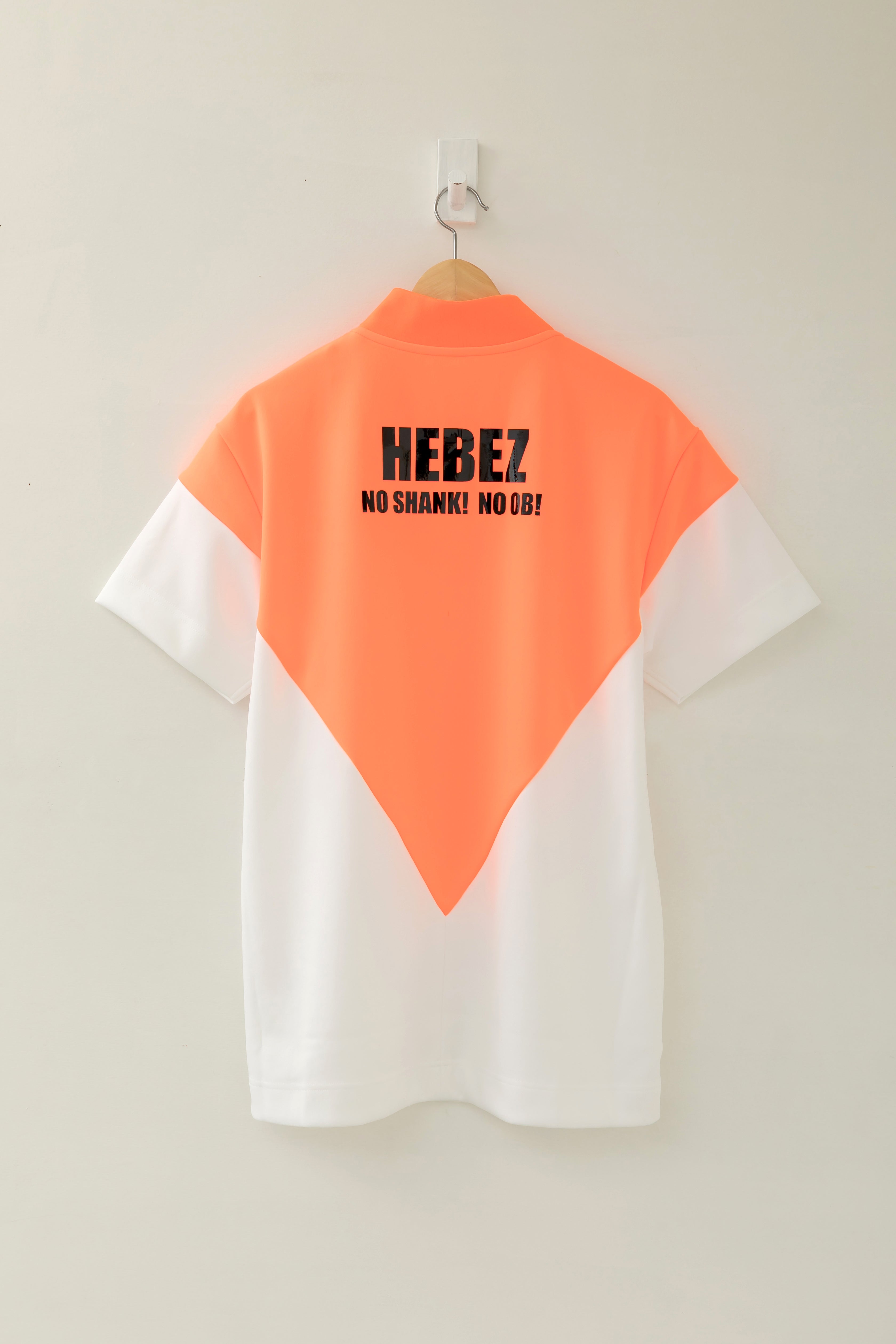 【50%OFF】メタプリントバイカラーラウンドネックポロ