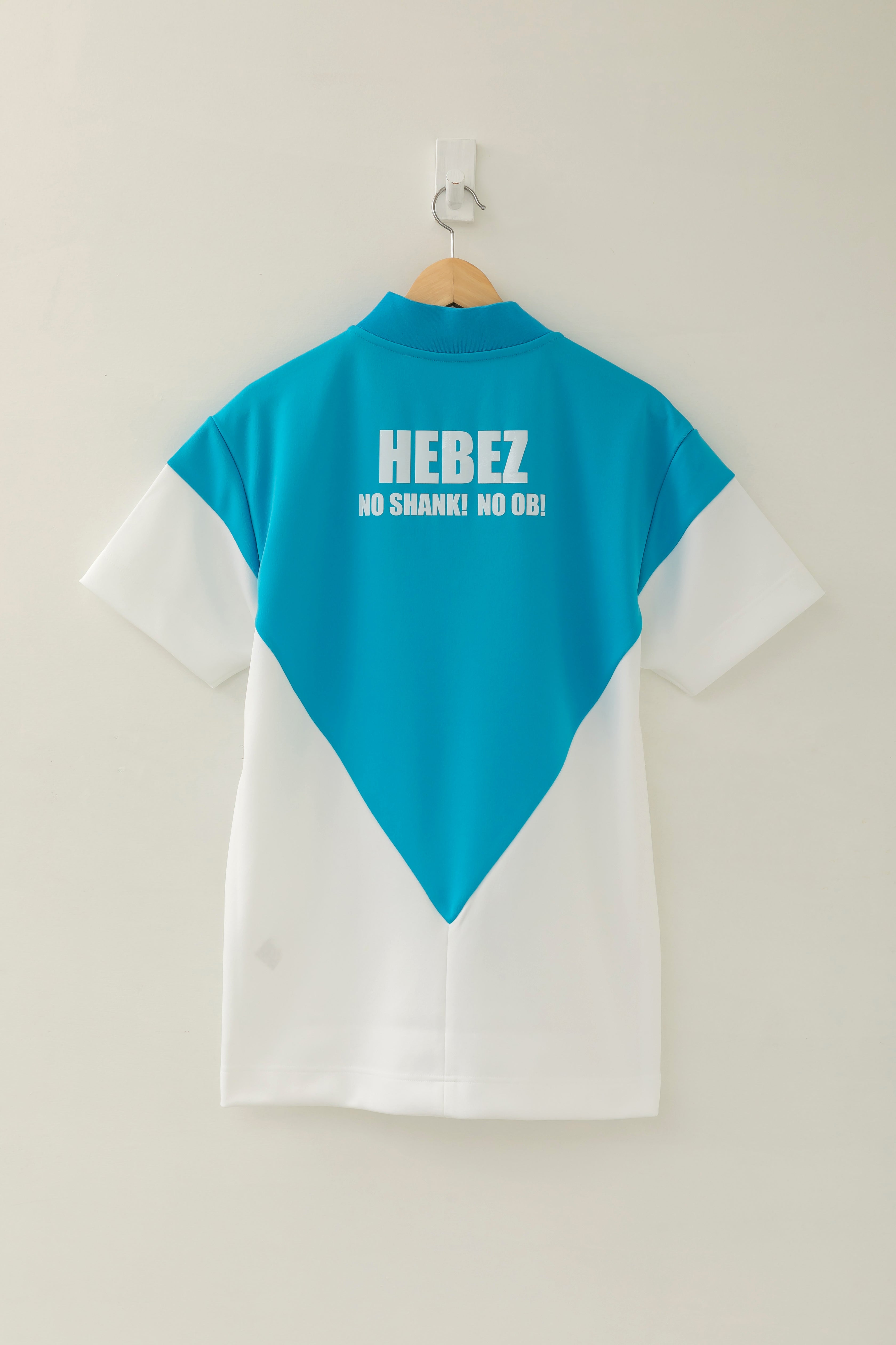 【50%OFF】メタプリントバイカラーラウンドネックポロ